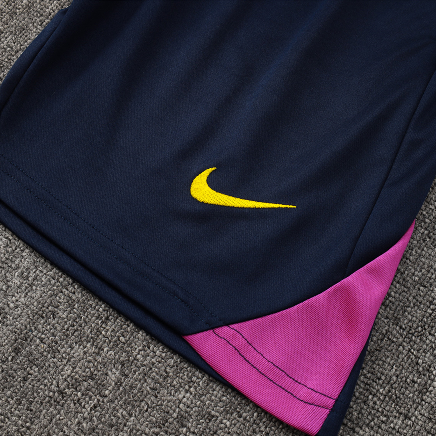 AlphaJersey-Barcelona 25-26 Vest Training Set - Deep Blue Black Vest and Shorts