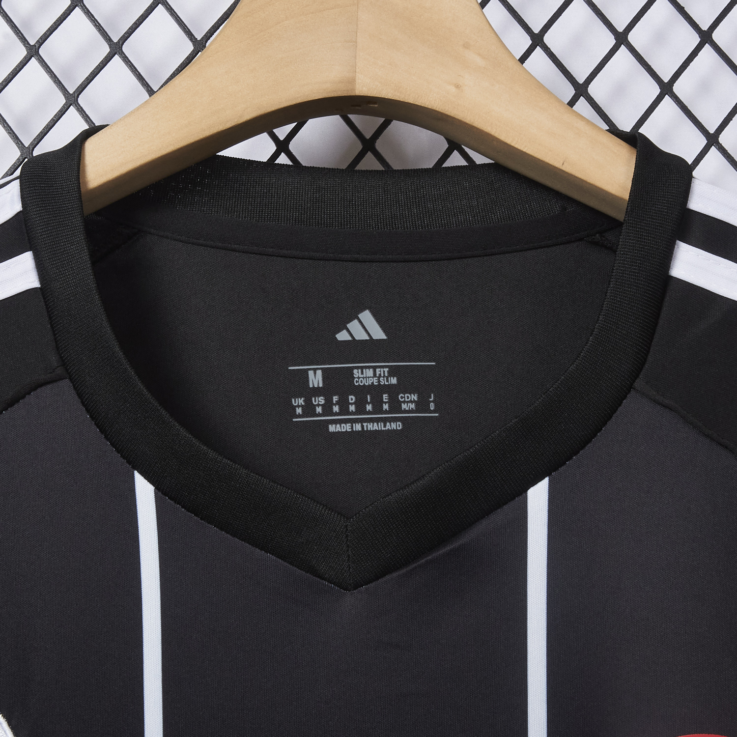 AlphaJersey-Frankfurt 25-26 European Home Black Jersey - Fans Version