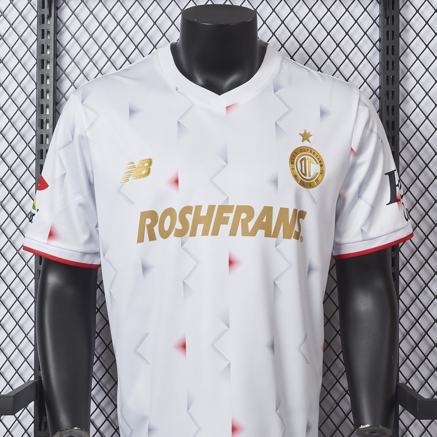 AlphaJersey-Toluca 25-26 Away White Jersey - Player Version