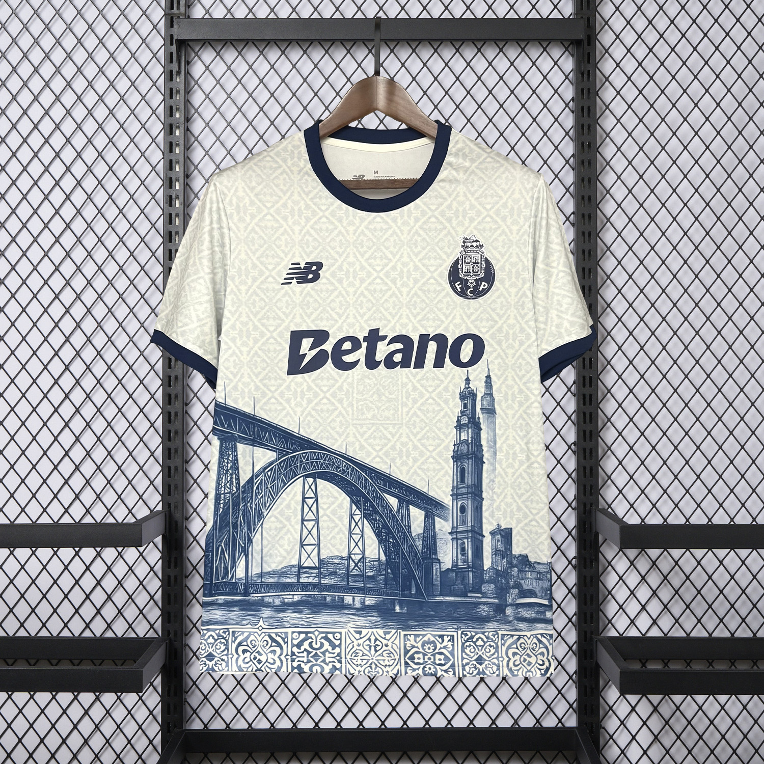 AlphaJersey-Porto 25-26 Ponte Maria Pia And Clérigos Church Jersey - Fans Version