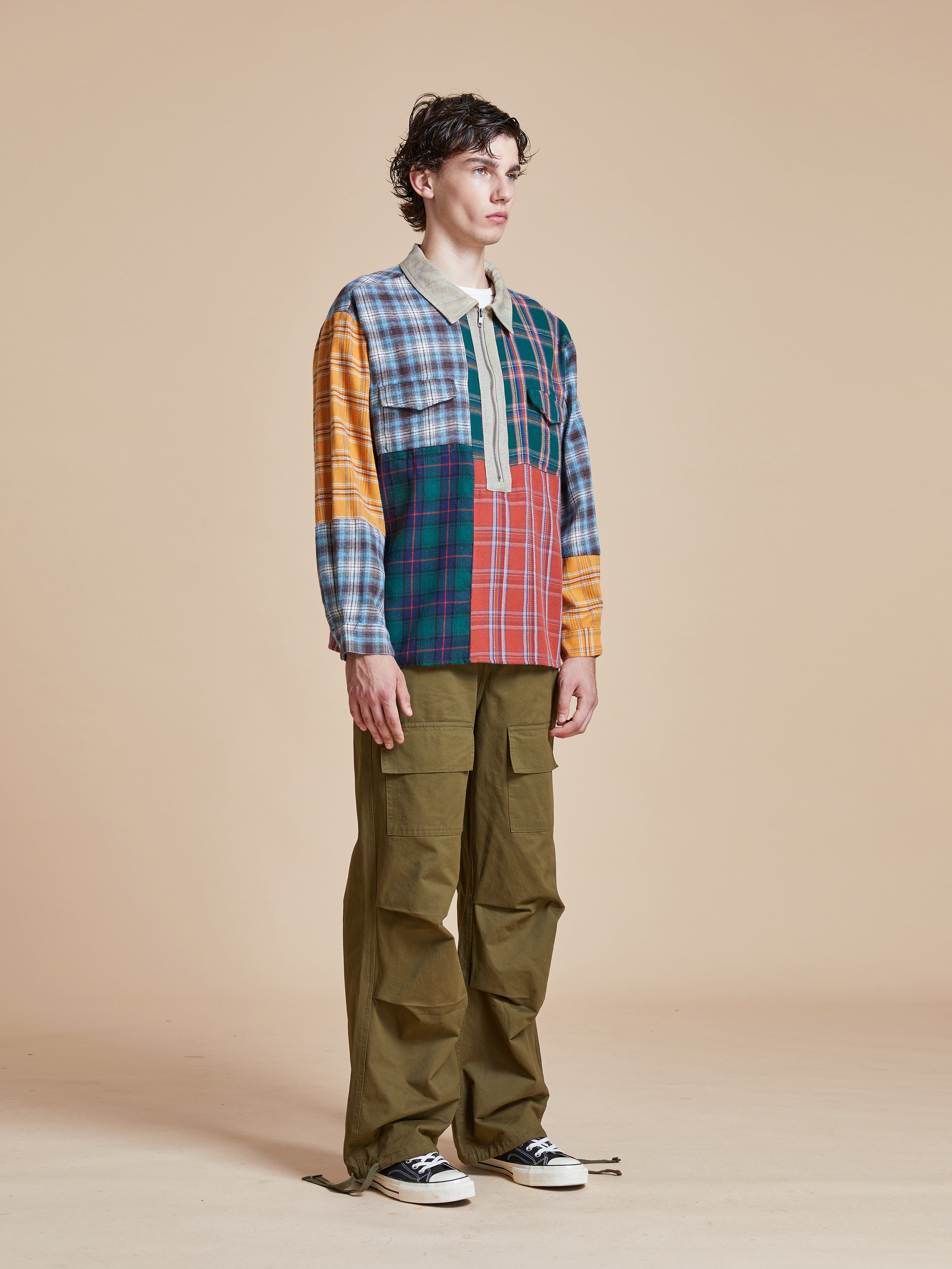 Multi Plaid Tartan Shirt | Modern Menswear by yycbvcnbmmnbm