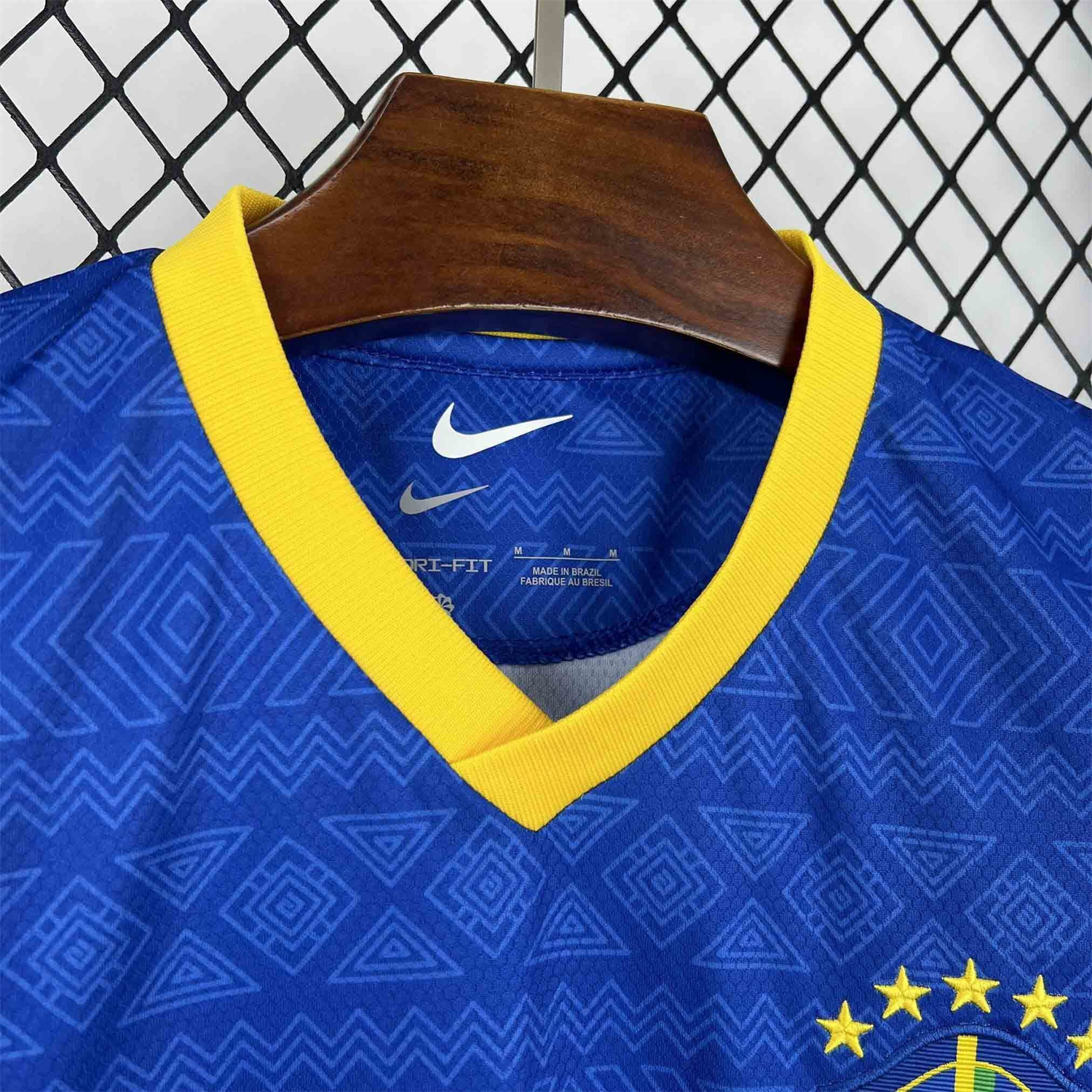 AlphaJersey-Women's Brazil 2026 Diamond Texture Blue Special Jersey