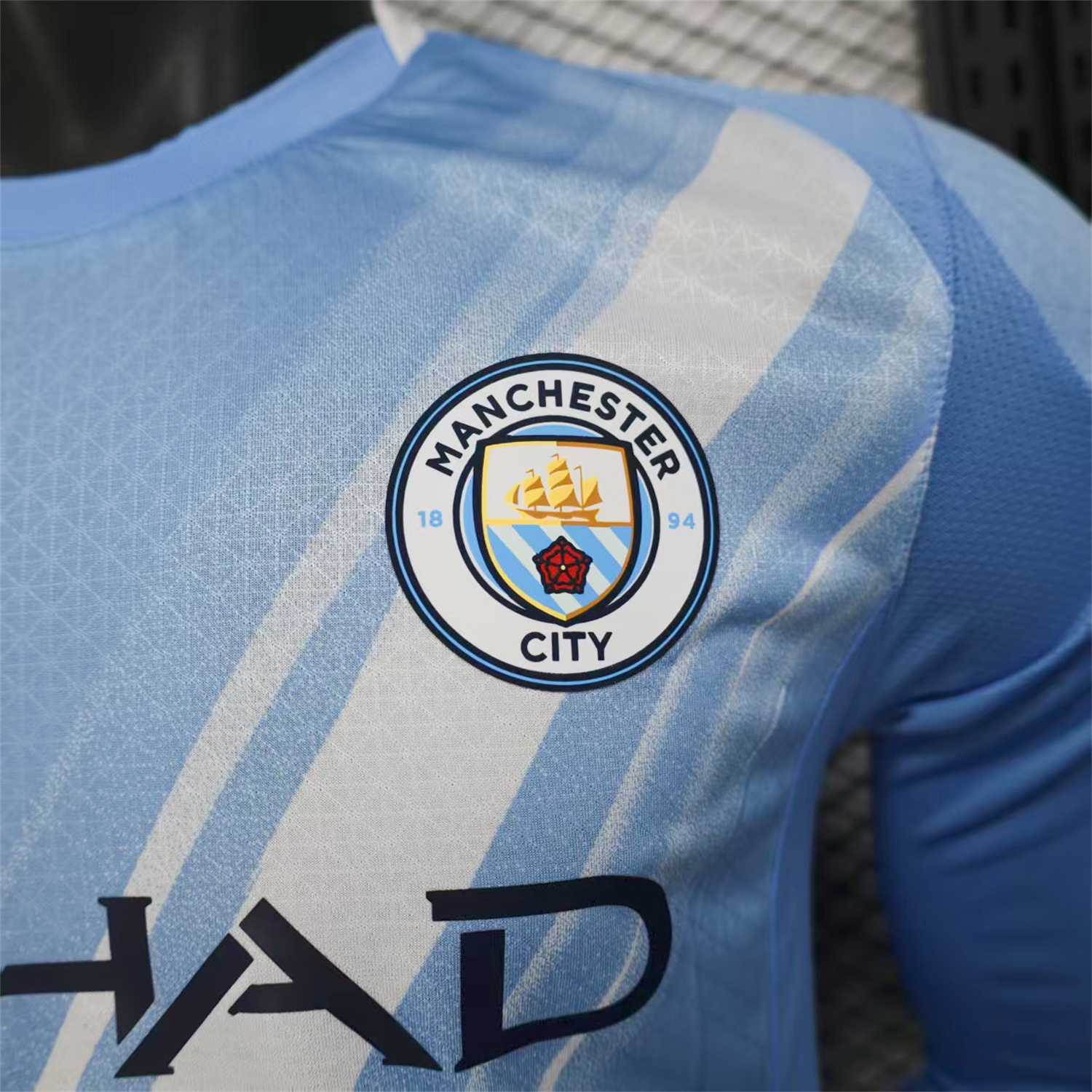 AlphaJersey-Manchester City 25-26 Home Long Sleeves Jersey - Player Version