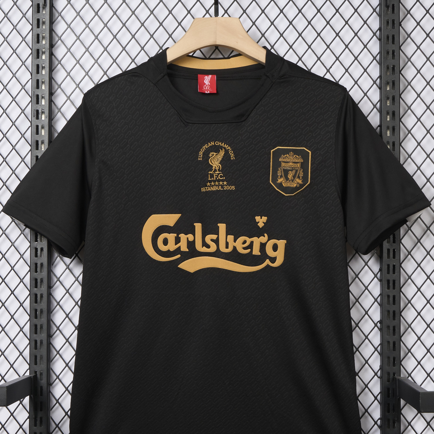AlphaJersey-Liver.pool 25-26 Istanbul 2005 Anniversary Black Jersey - Fans Version