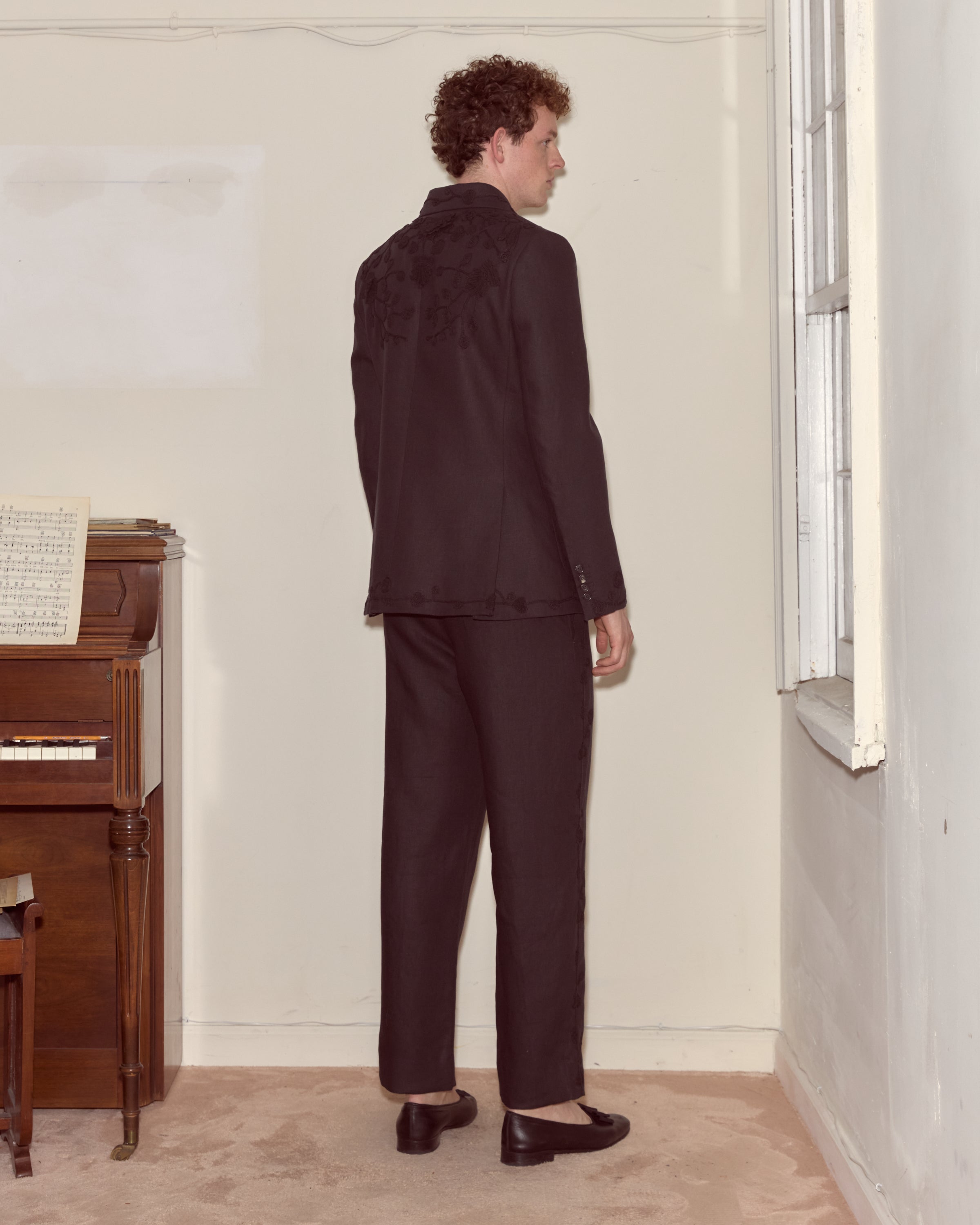 Snowdrop Linen Suit Jacket | Modern Menswear by yycbvcnbmmnbm