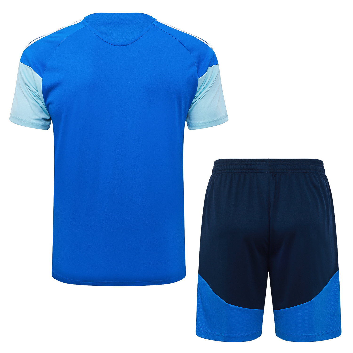 AlphaJersey-Cruzeiro 25-26 Short-Sleeve Training Set - Blue Vest & Blue Shorts