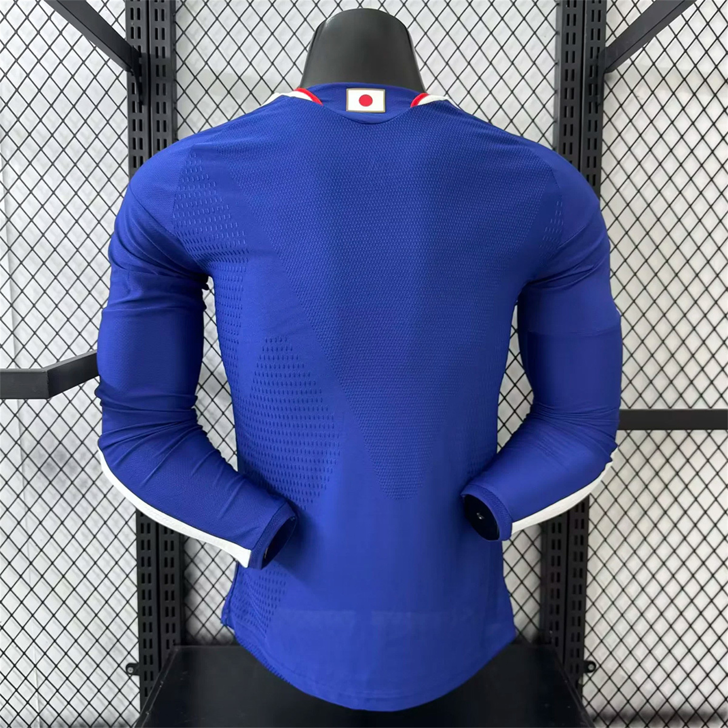 AlphaJersey-Japan 2026 Home Deep Blue Long Sleeves Jersey - Player Version
