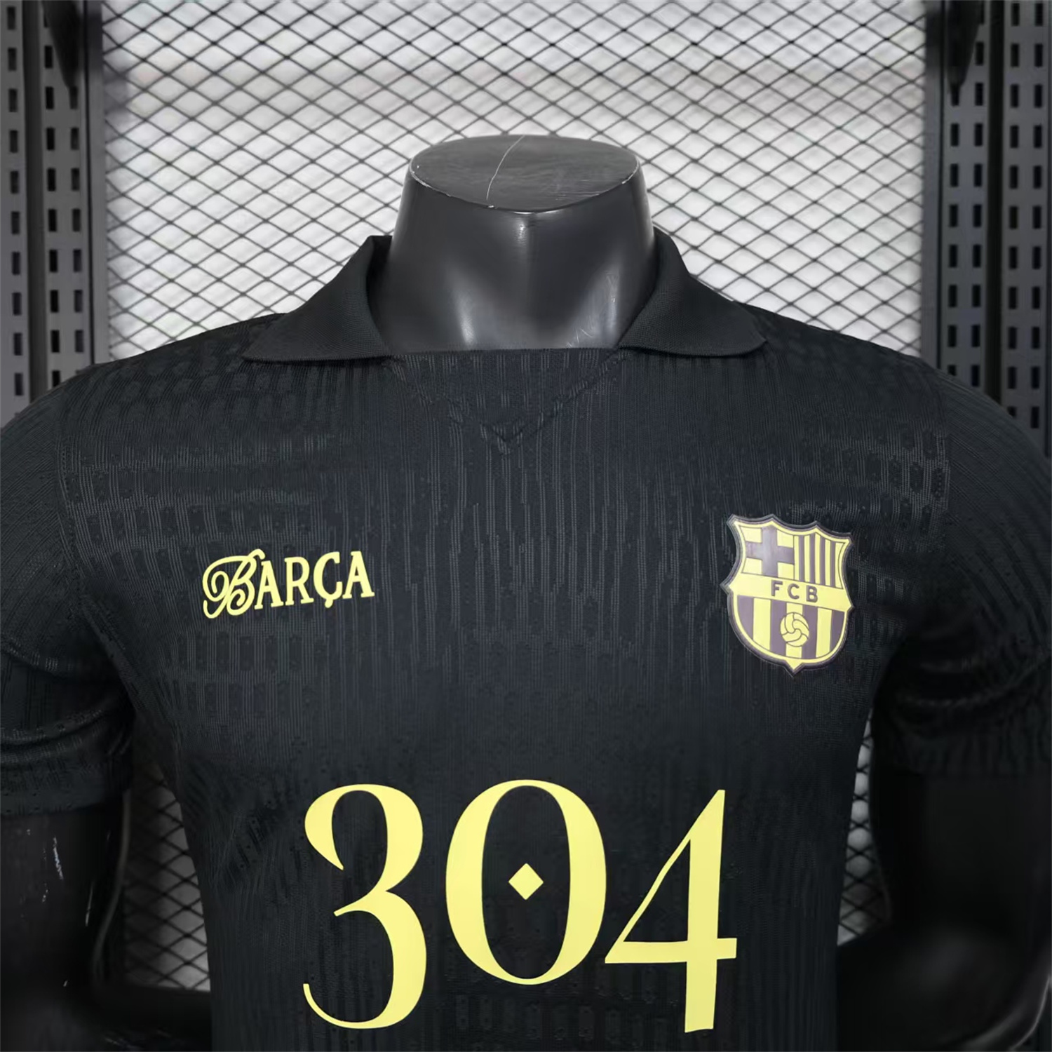 AlphaJersey-Barcelona 25-26 304 Black Special Jersey - Player Version