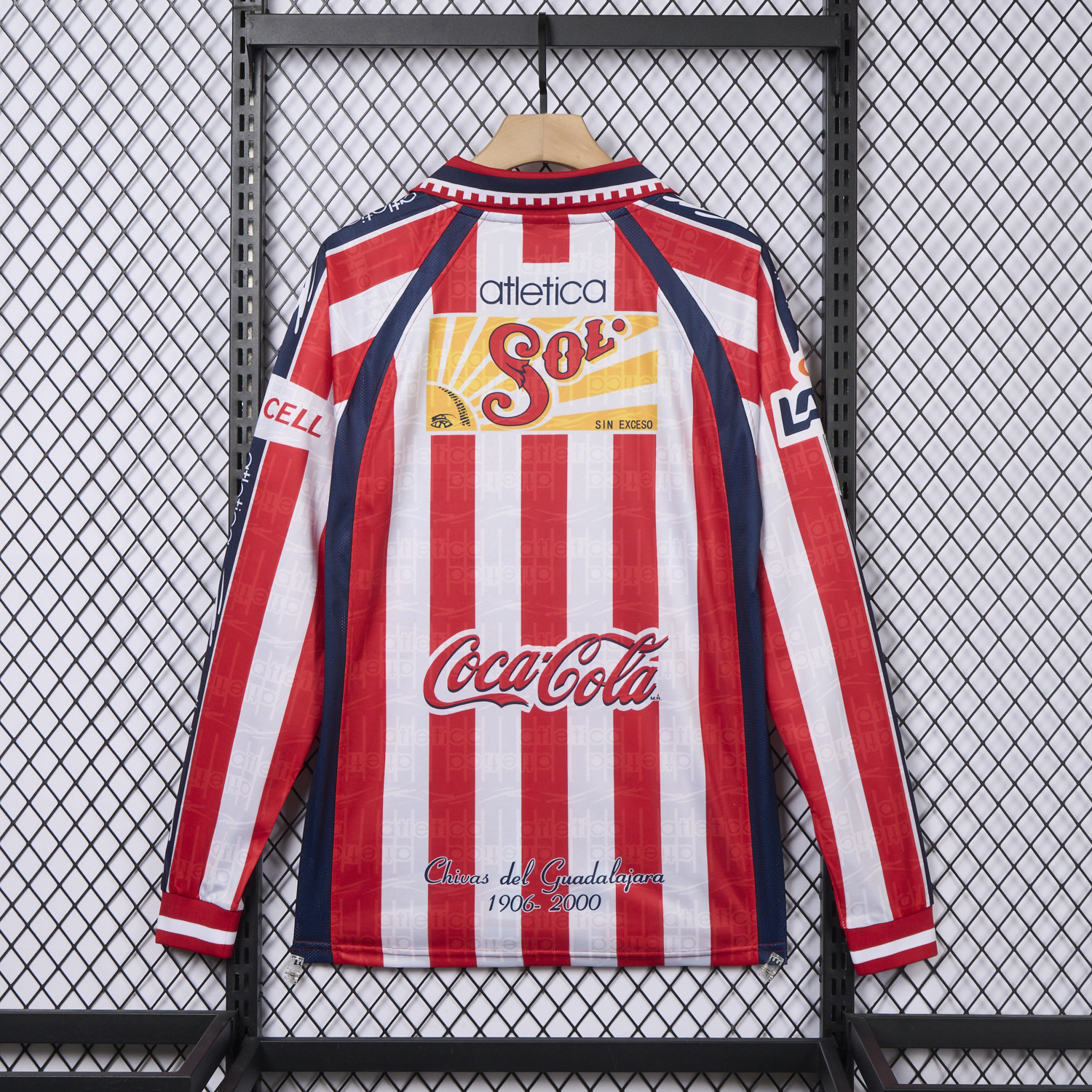 AlphaJersey-Retro Chivas de Guadalajara 1999-00 Home Long Sleeves Jersey
