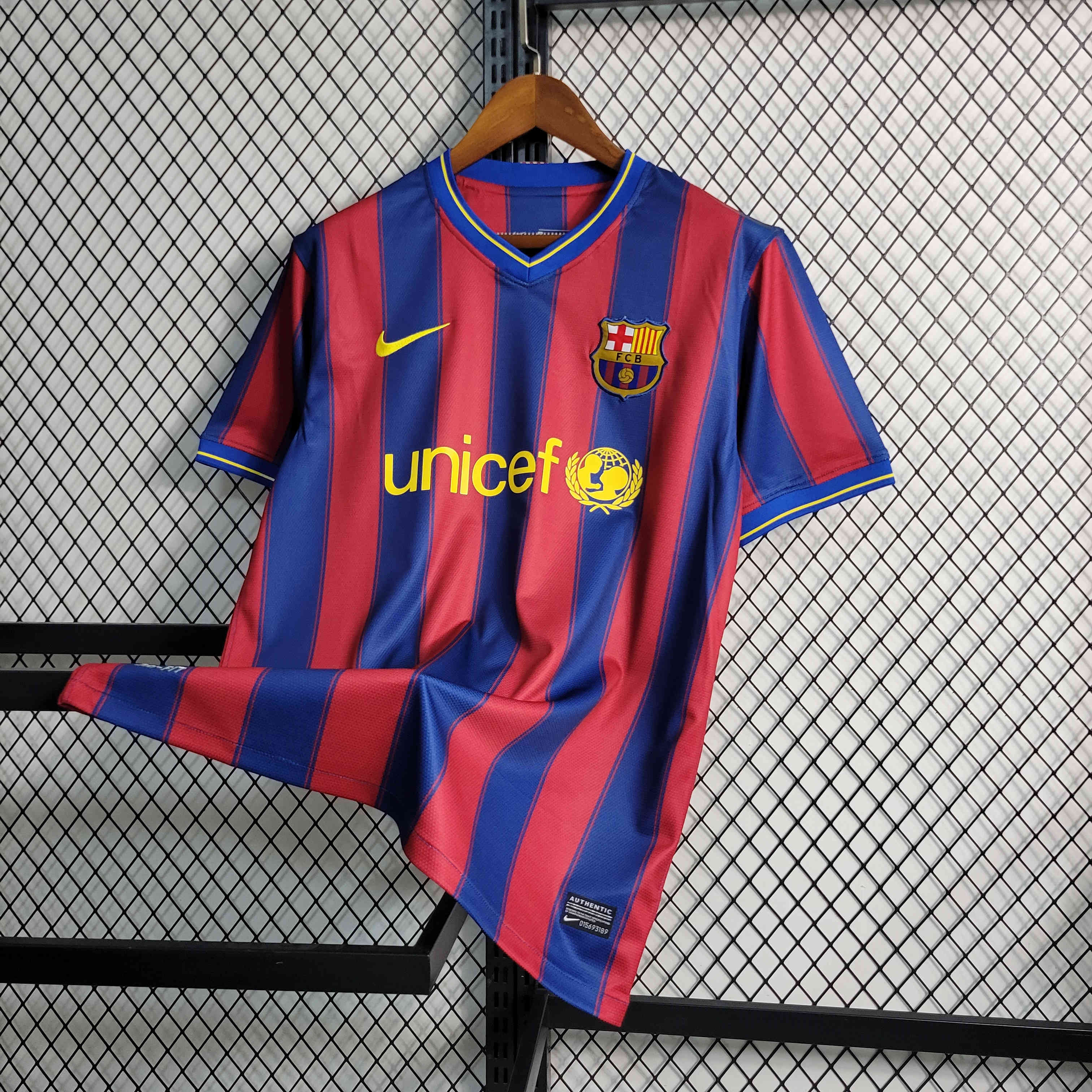 AlphaJersey-Retro Barcelona 09-10 Home Stadium Jersey