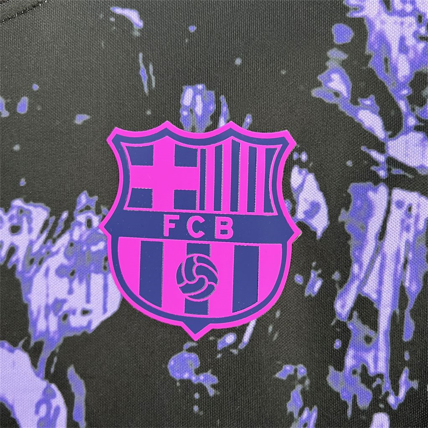 AlphaJersey-Barcelona 25-26 Purple Rock Pattern Jersey - Fans Version