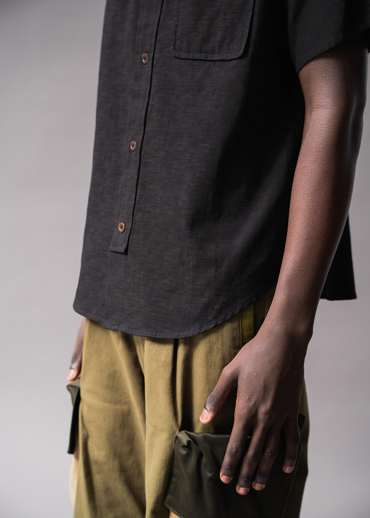 Offset Slub Black | Modern Menswear by yycbvcnbmmnbm
