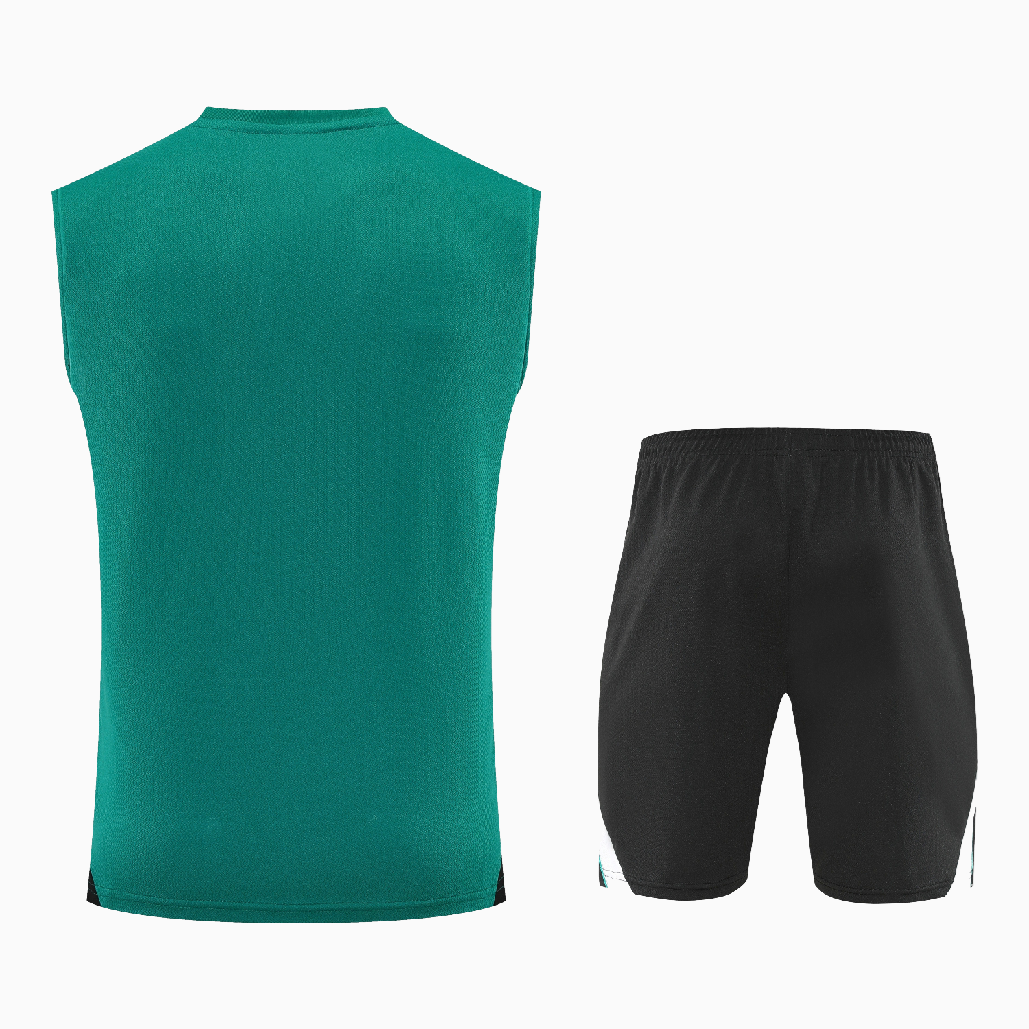 AlphaJersey-Liver.pool 25-26 Vest Training Set - Green Vest & Black Shorts