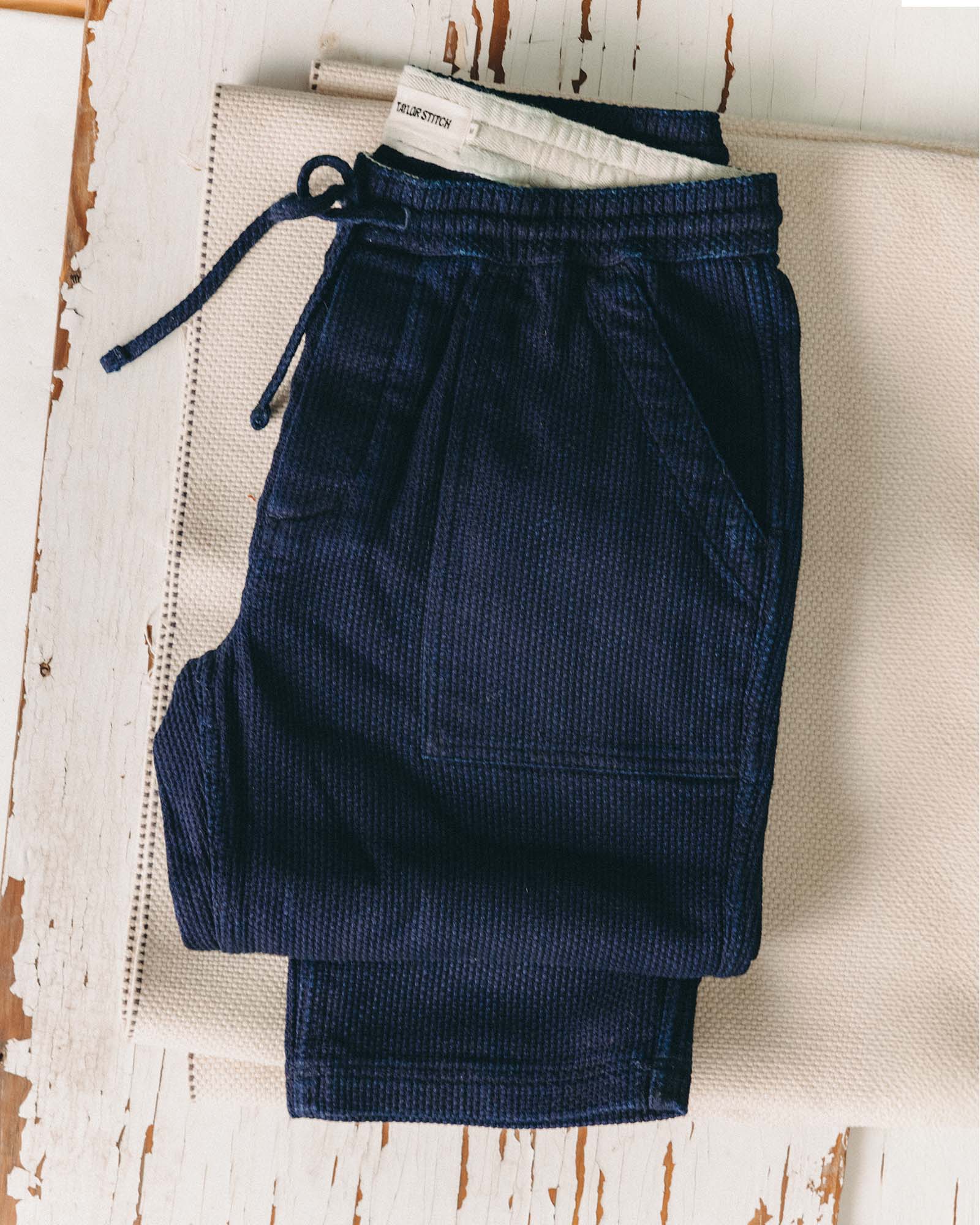 The Breakwater Pant in Rinsed Indigo Sashiko | Modern Menswear by yycbvcnbmmnbm
