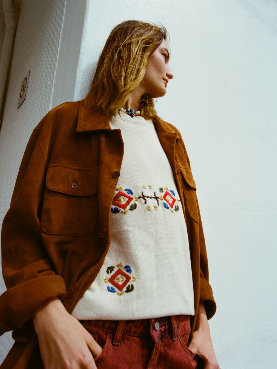 Knit Flower Petal Tee | Modern Menswear by yycbvcnbmmnbm