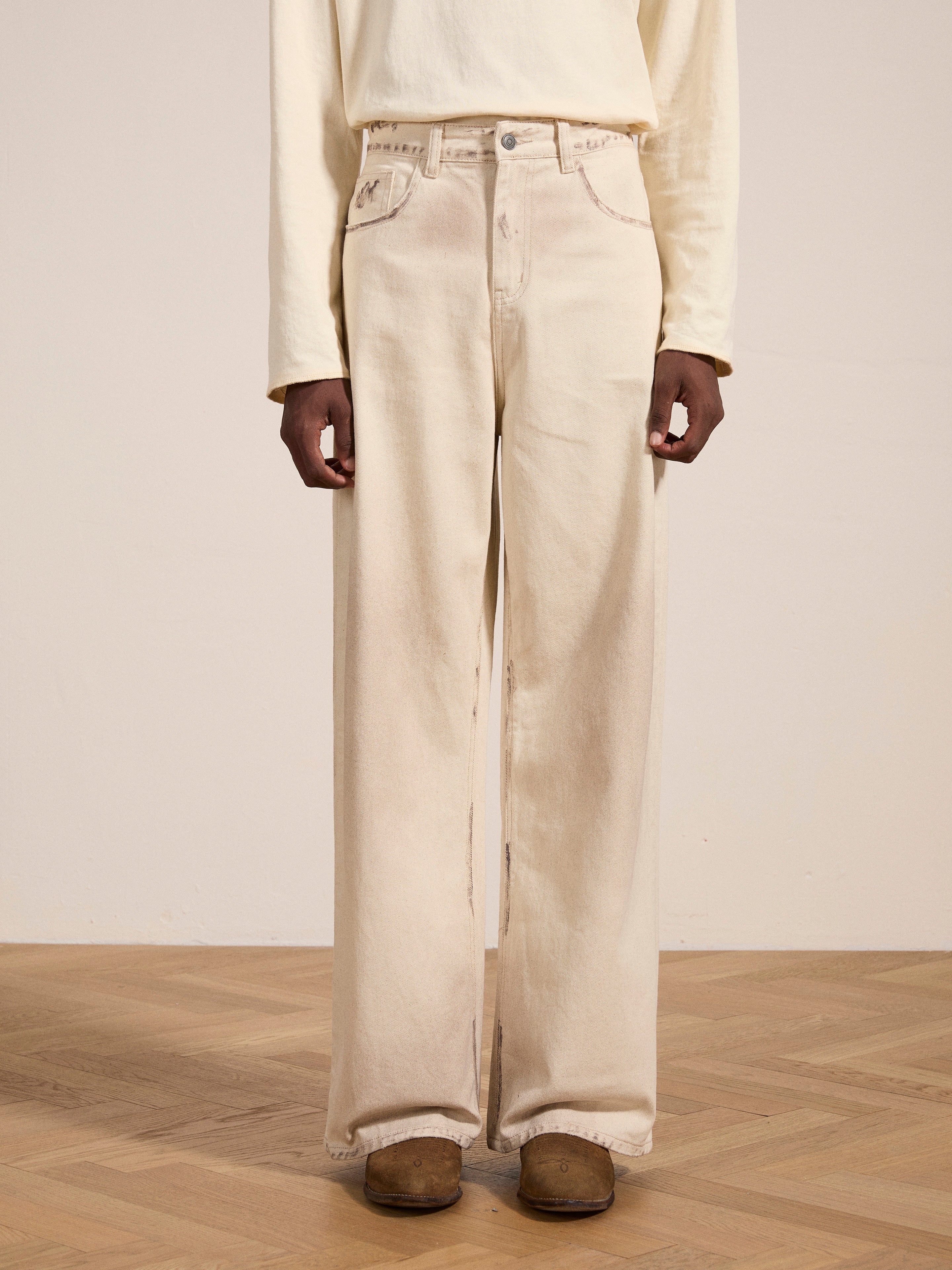 Lacy Baggy Jeans | Modern Menswear by yycbvcnbmmnbm