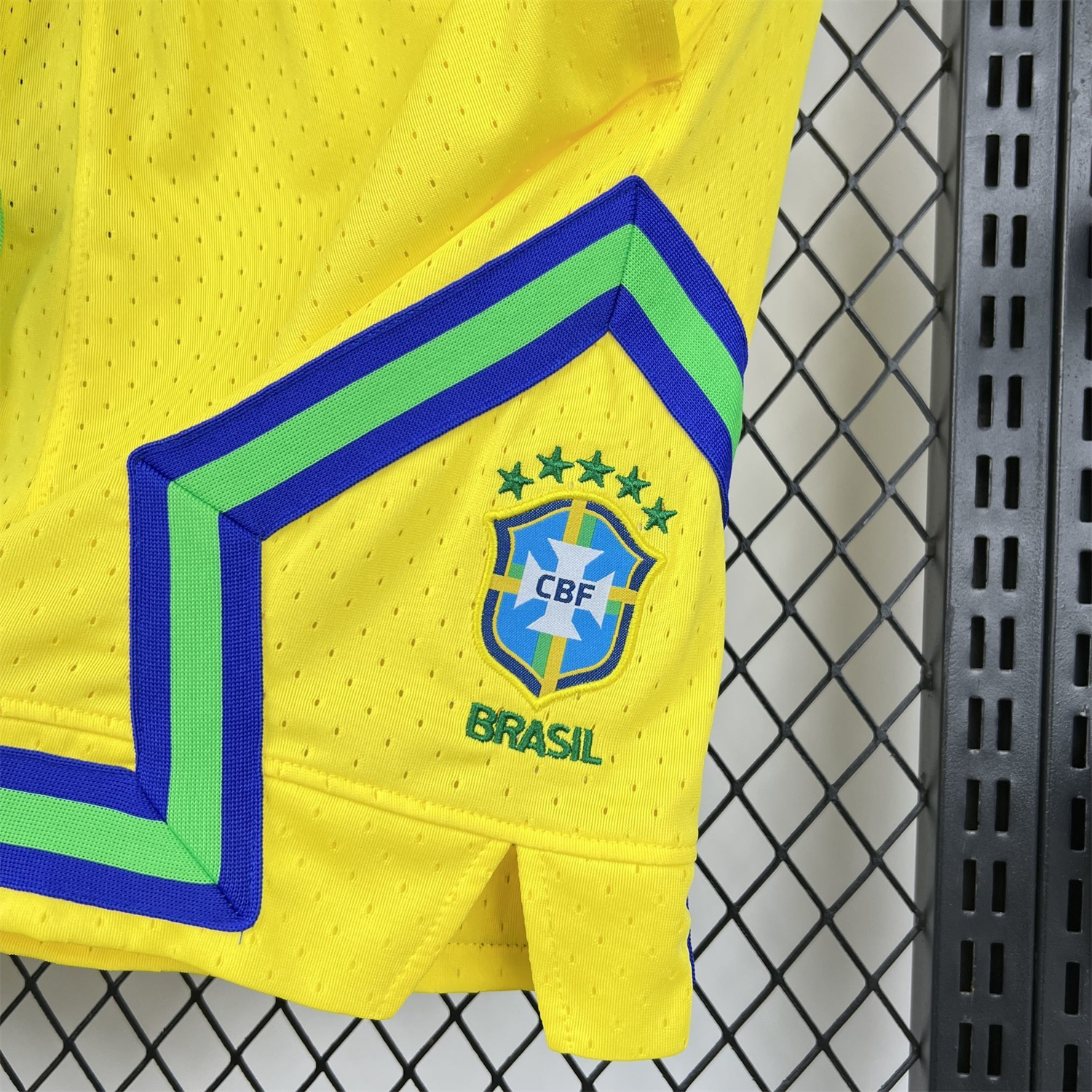 AlphaJersey-Brazil 2026 Yellow Casual Shorts - Fans Version
