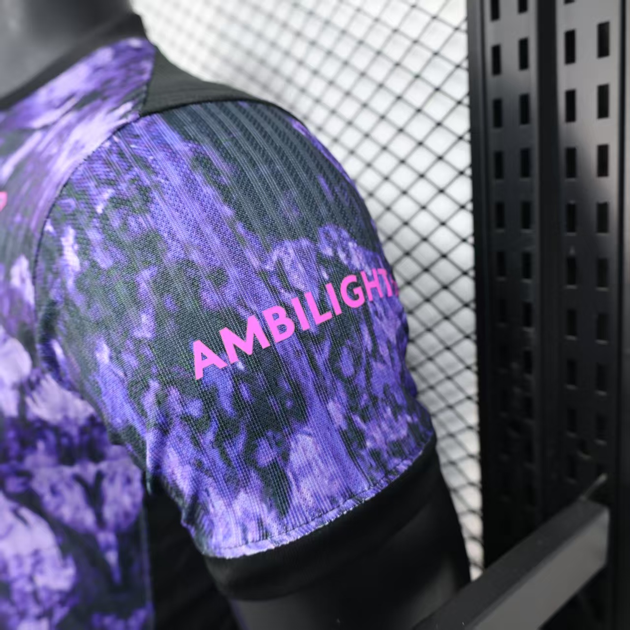 AlphaJersey-Barcelona 25-26 Purple Rock Pattern Jersey - Player Version