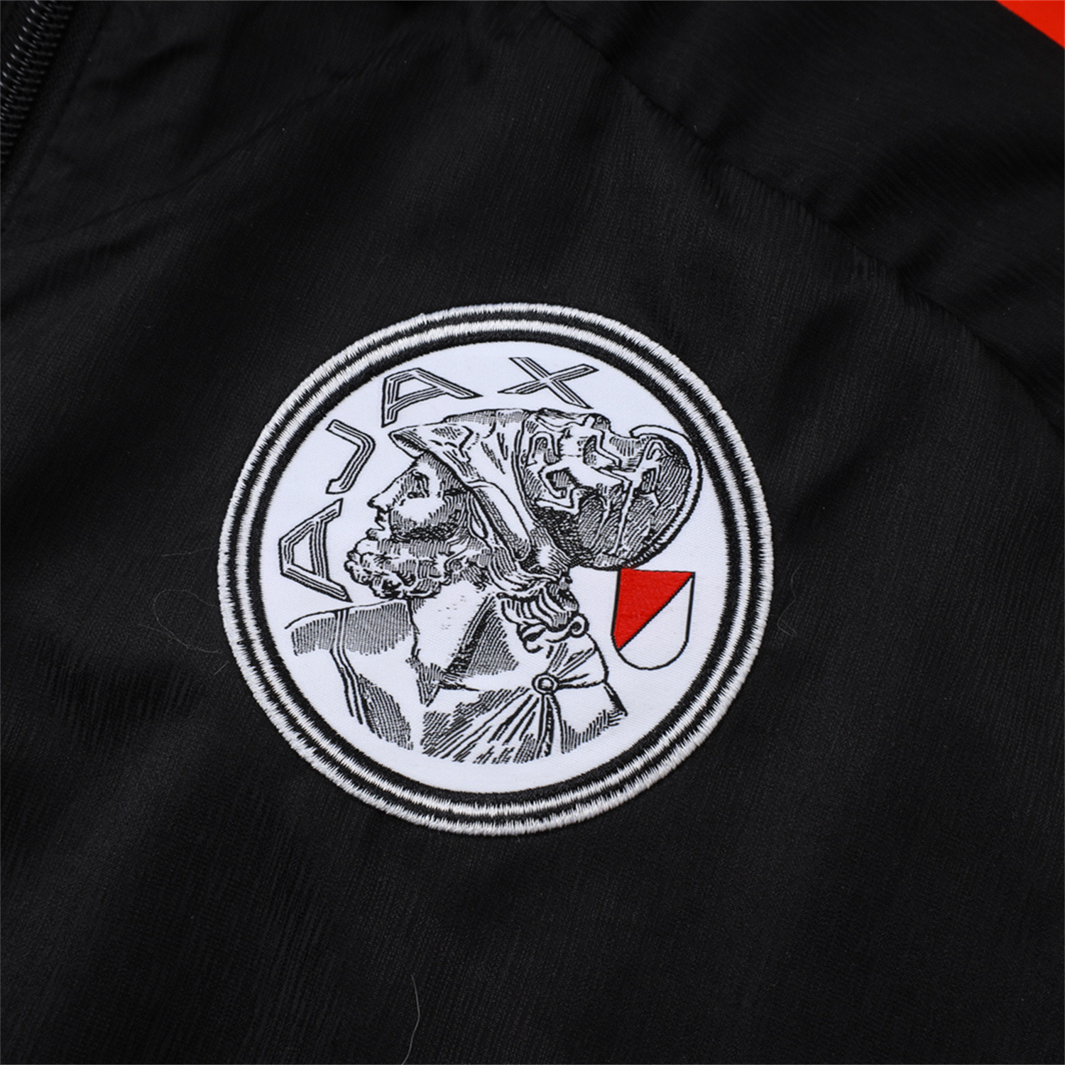 AlphaJersey-Ajax 25-26 Windbreaker Training Set - Black Top and Pants