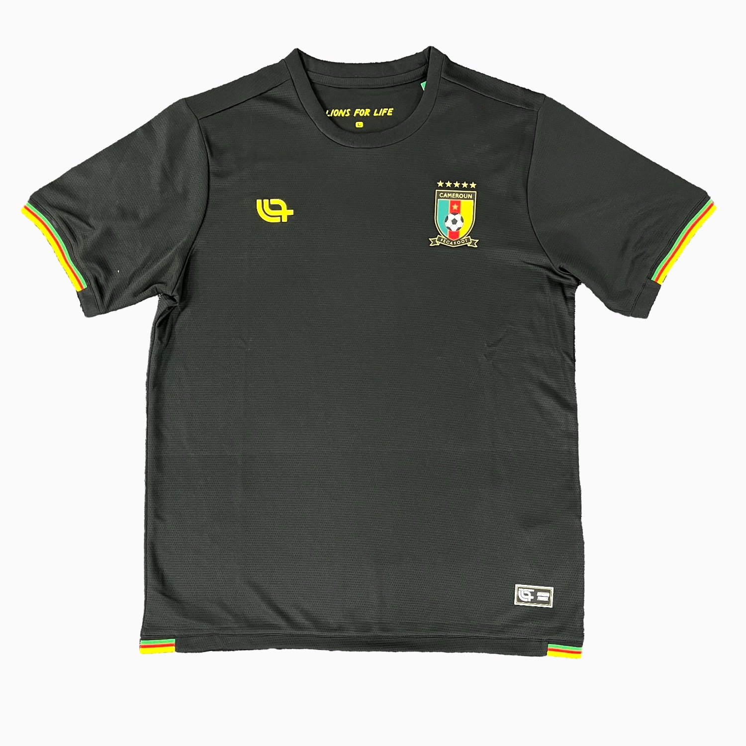 AlphaJersey-Cameroon 25-26 Black Training Jersey - Fans Version