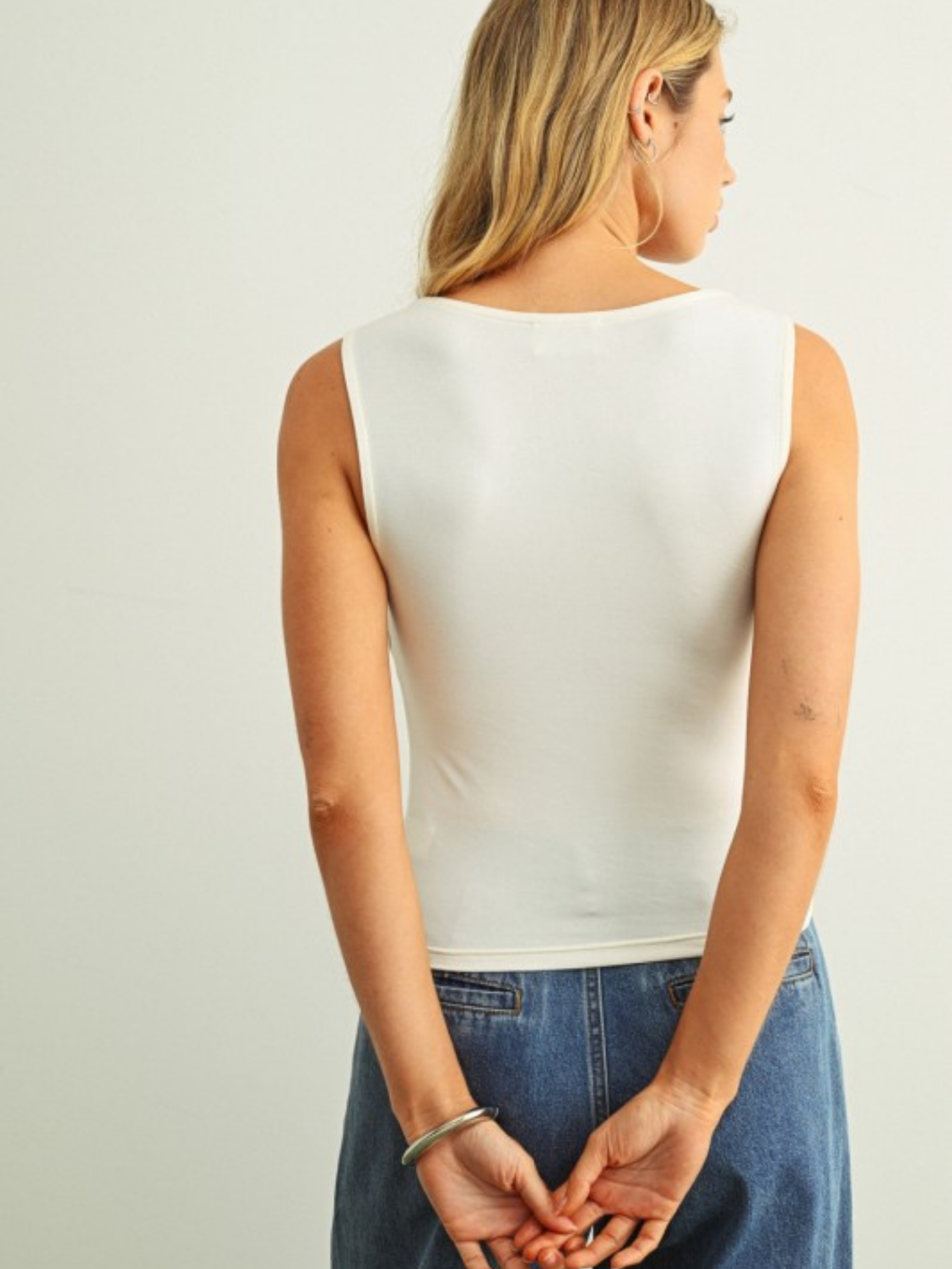 Twist Front Tank | Elegant Women's Fashion by coolavocek