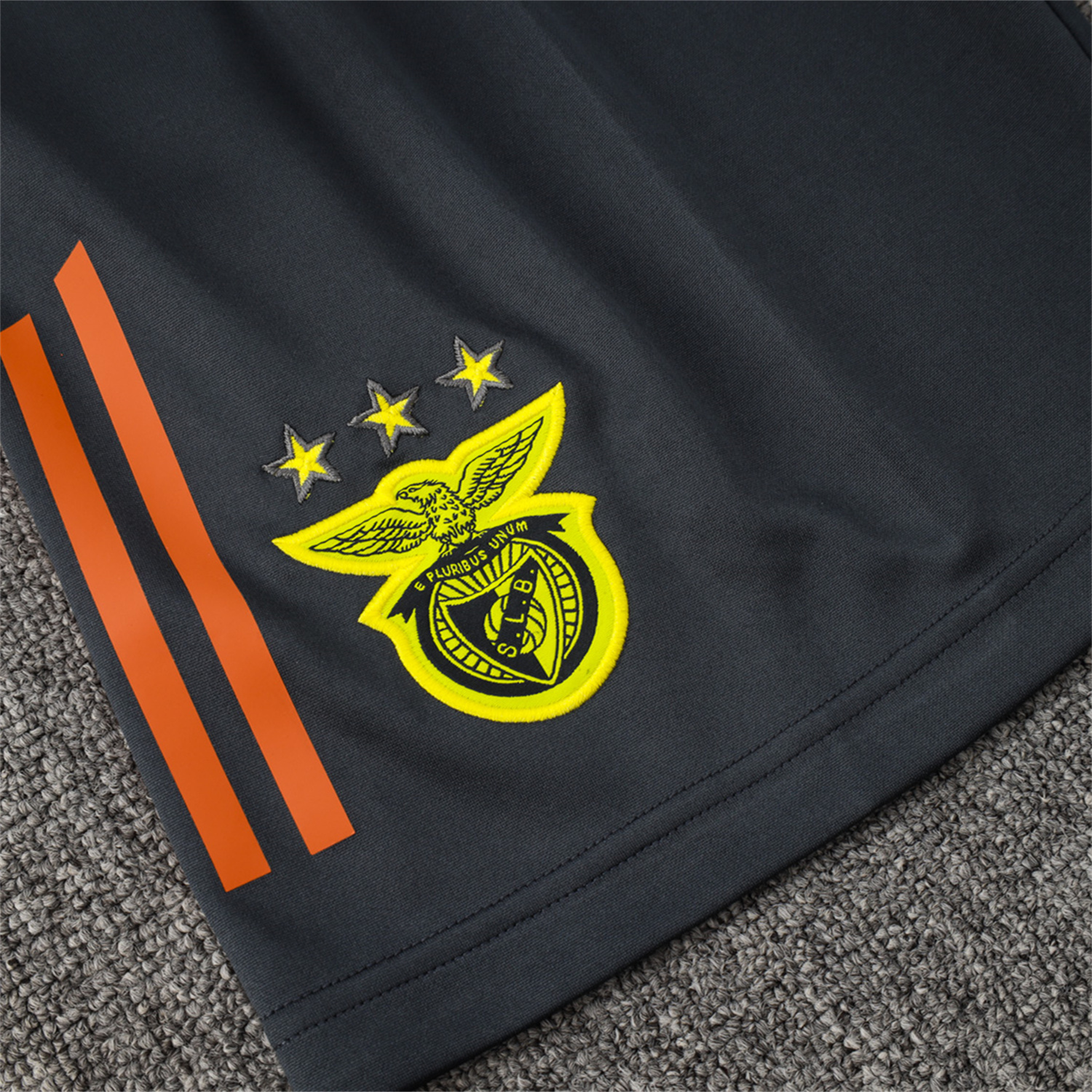 AlphaJersey-Benfica 25-26 Vest Training Set - Grey Vest and Deep Grey Shorts
