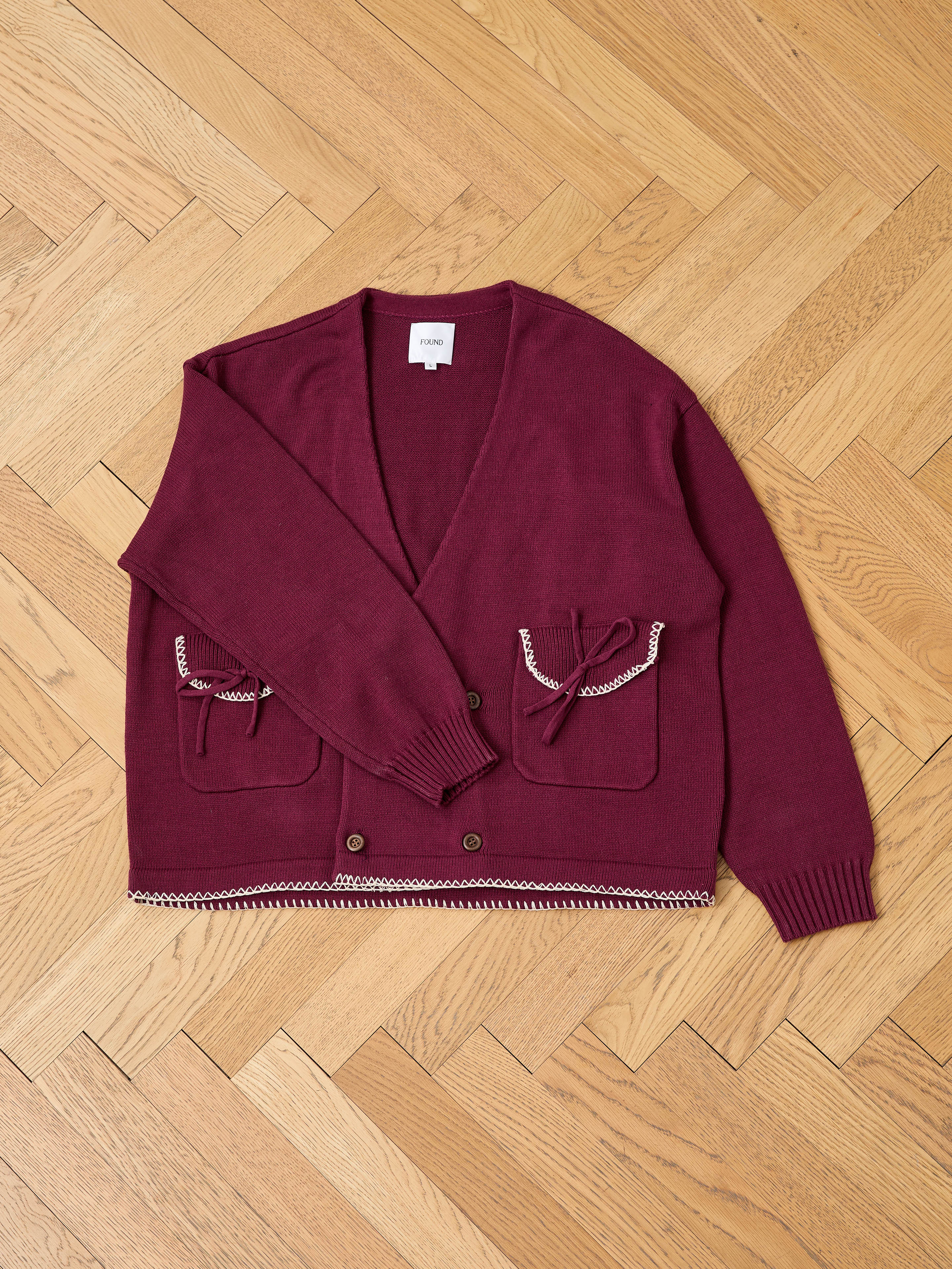 Double Breasted Bow Cardigan | Modern Menswear by yycbvcnbmmnbm