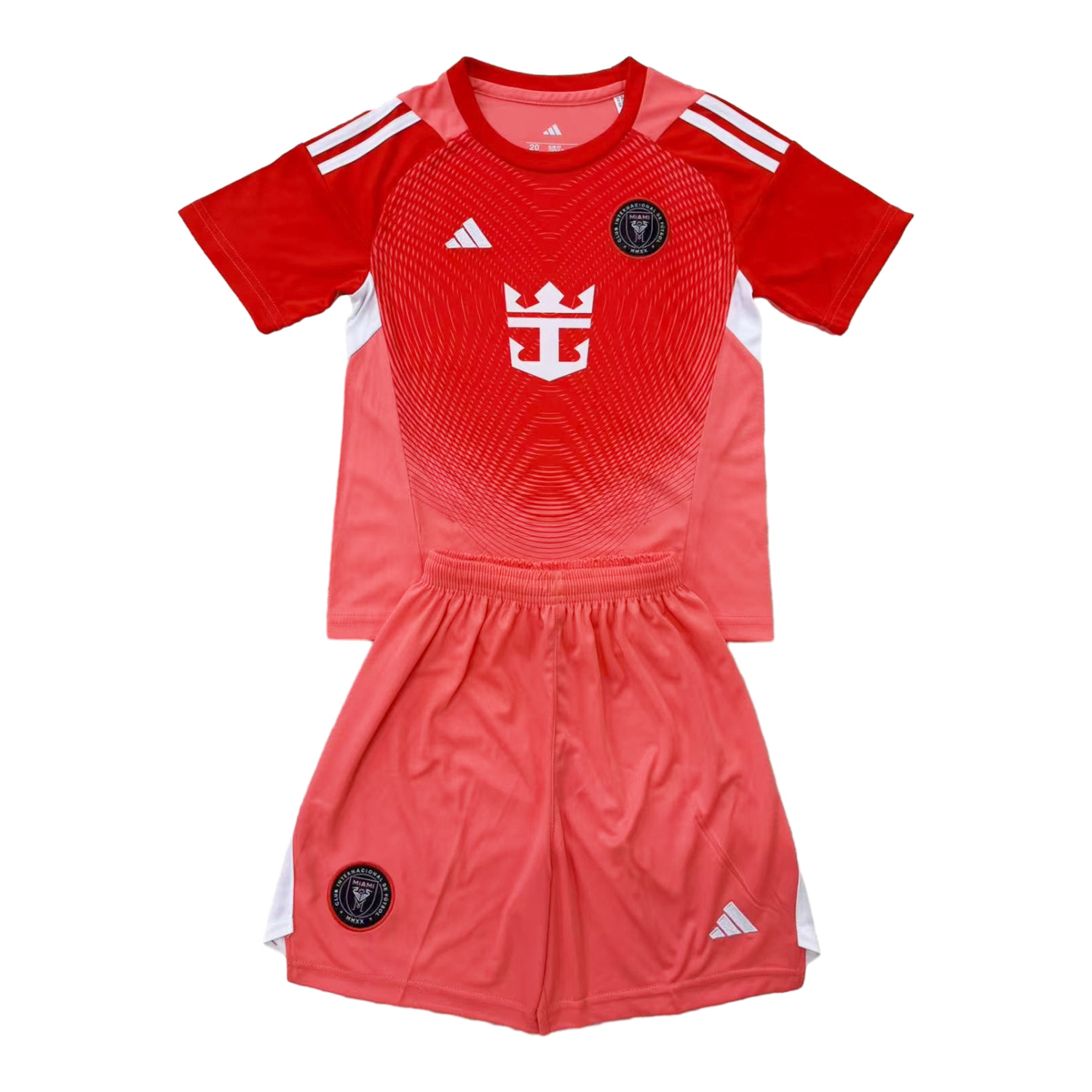 AlphaJersey-INT M.A.M 2025 Red Goalkeeper Men's Adult Jersey Set - Fans Version