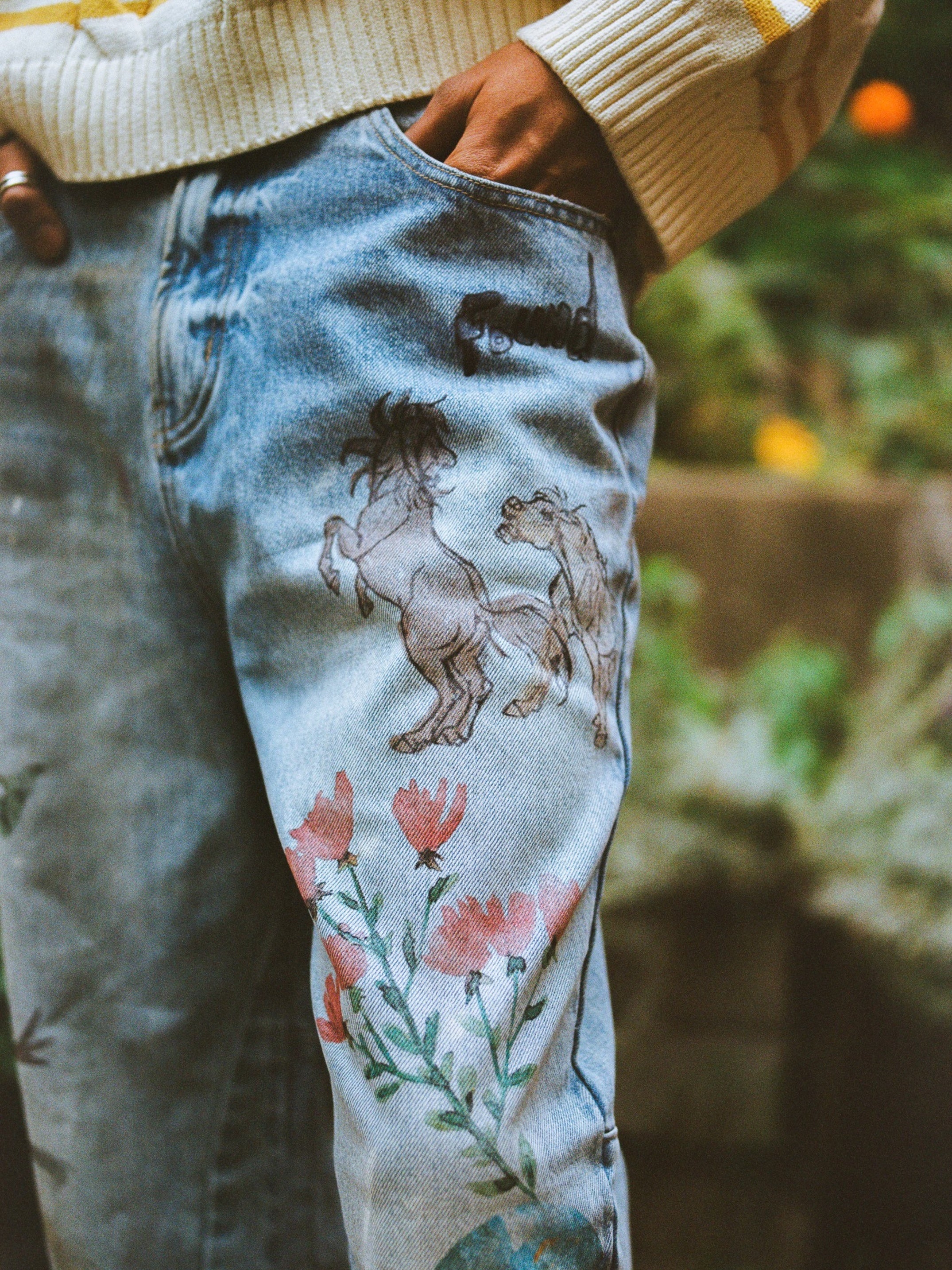 Hand Art Jeans | Modern Menswear by yycbvcnbmmnbm