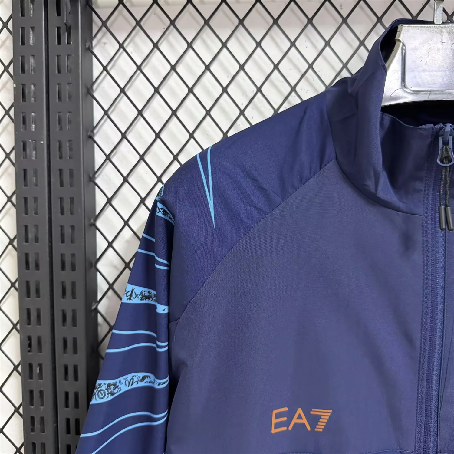 AlphaJersey-Napoli 25-26 Cocacola Windbreaker Jacket - Dark Blue