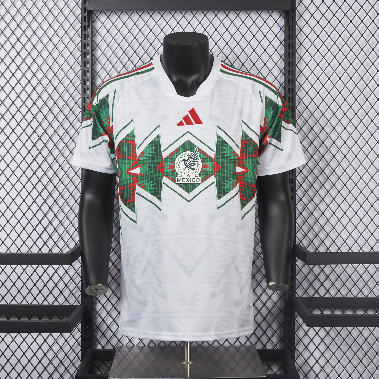 AlphaJersey-Mexico 2026 White And Green Special Jersey - Player Version