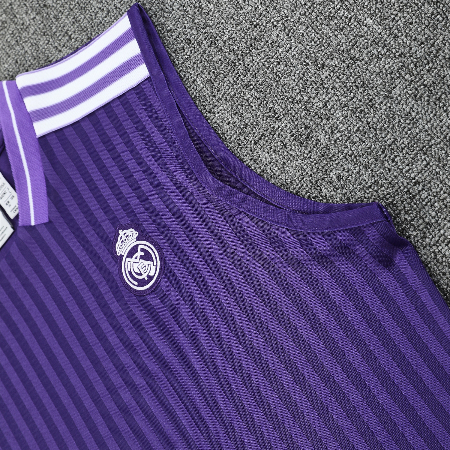 AlphaJersey-Real Madrid 25-26 Vest Training Set - Pure Purple Vest & Purple Shorts