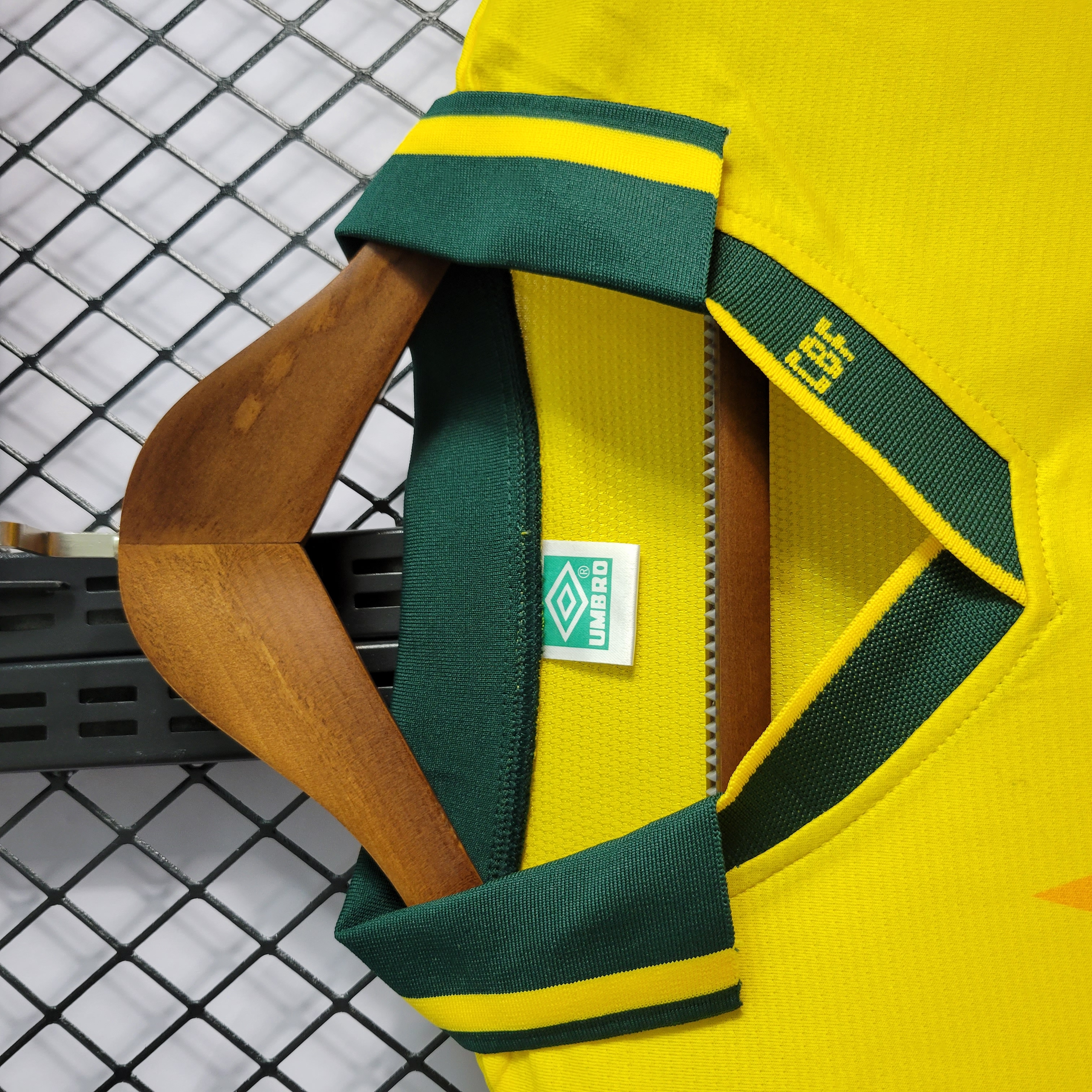AlphaJersey-Retro Brazil 1994 Home Stadium Jersey