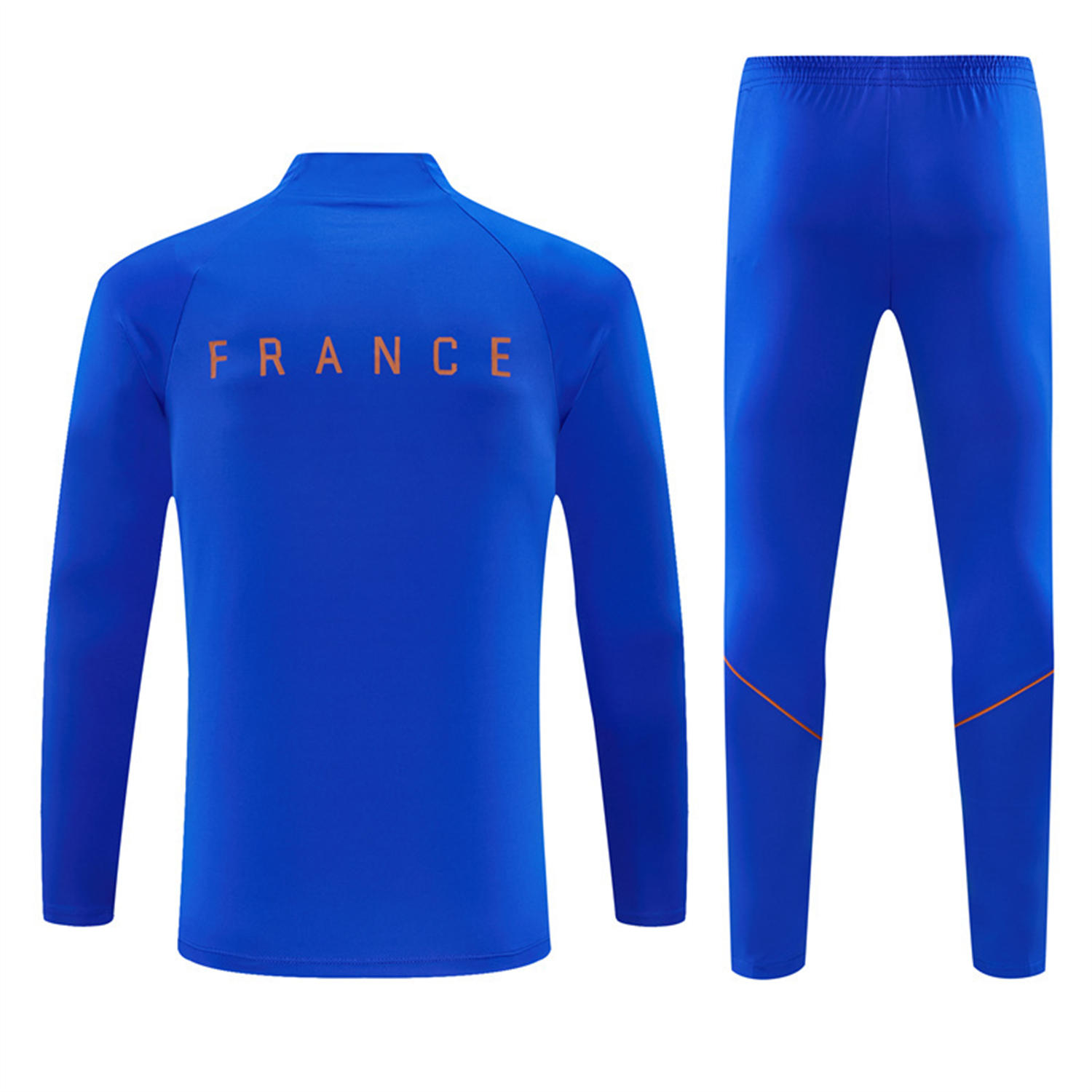 AlphaJersey-France 2026 Long Sleeve Training Set - Royal Blue Top & Pants