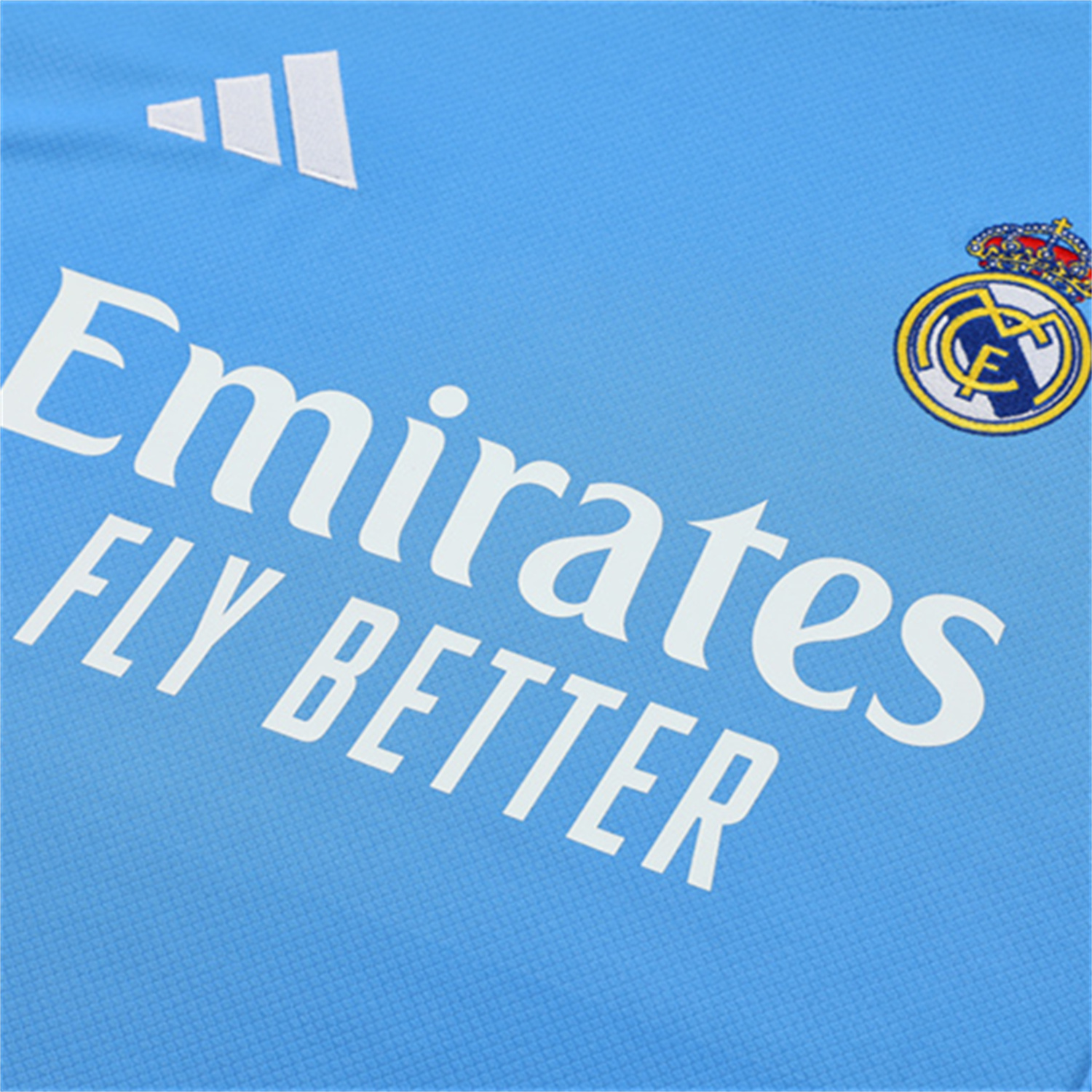 AlphaJersey-Real Madrid 25-26 Kids Short-Sleeve Training Set - Sky Blue Top and Sky Blue Shorts