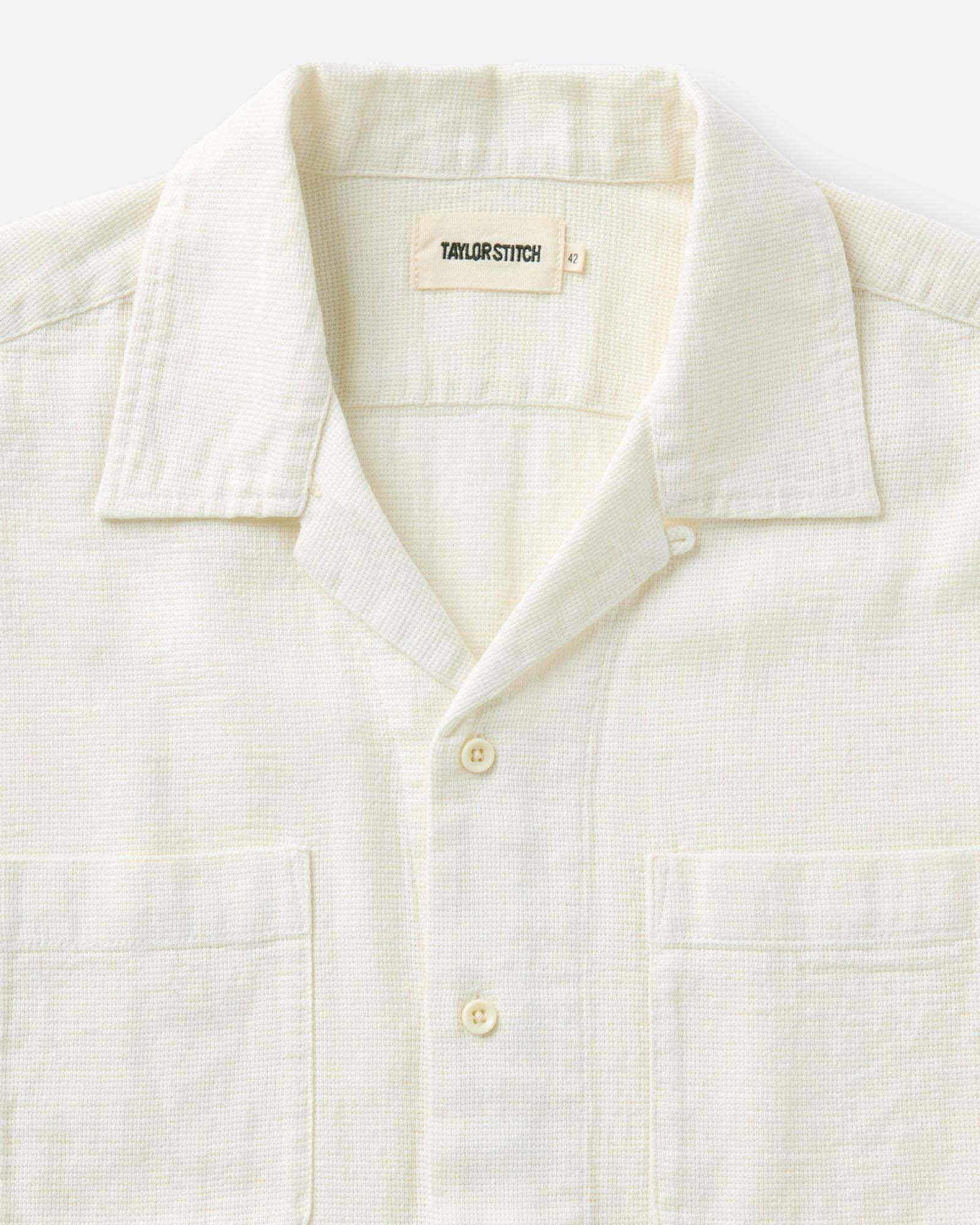 The Conrad Shirt in Vintage White Linen | Modern Menswear by yycbvcnbmmnbm