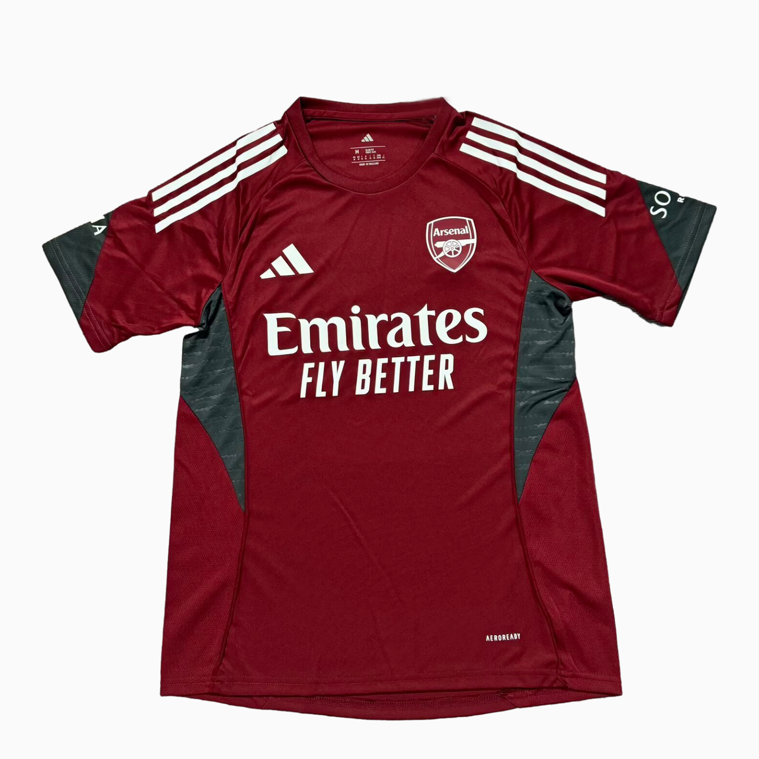 AlphaJersey-Arsenal 25-26 Wine Red Training Jersey - Fans Version