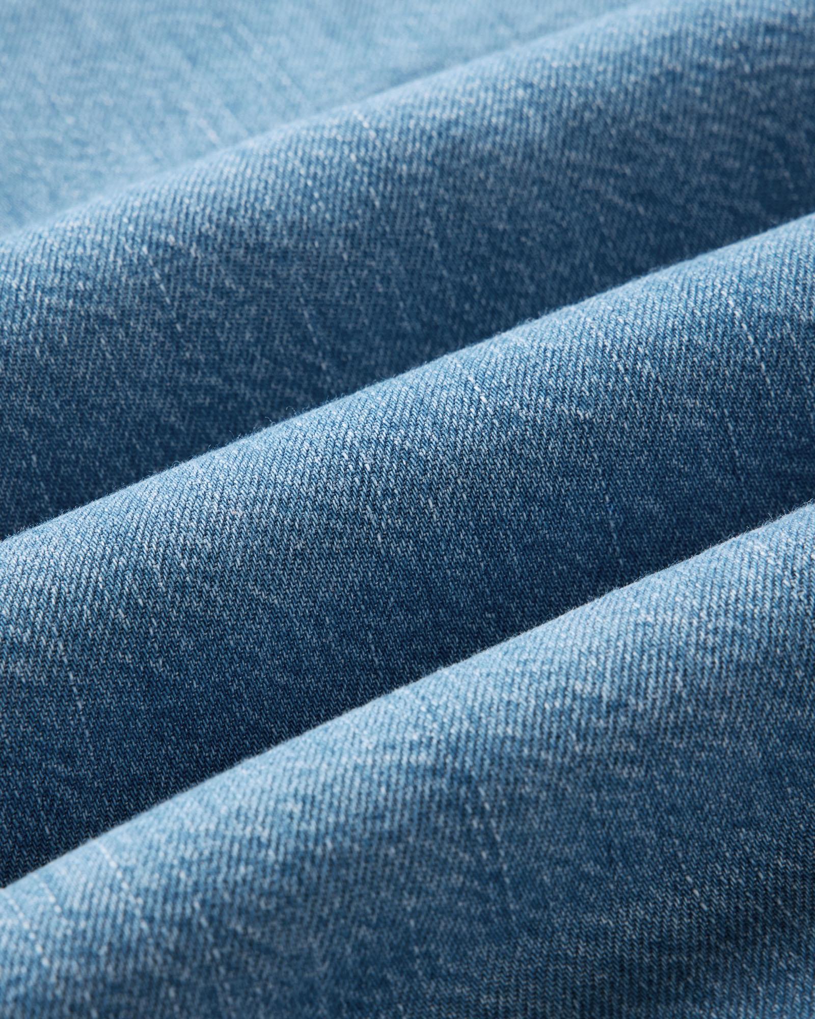 The Shore Shirt in Washed Indigo Twill | Modern Menswear by yycbvcnbmmnbm