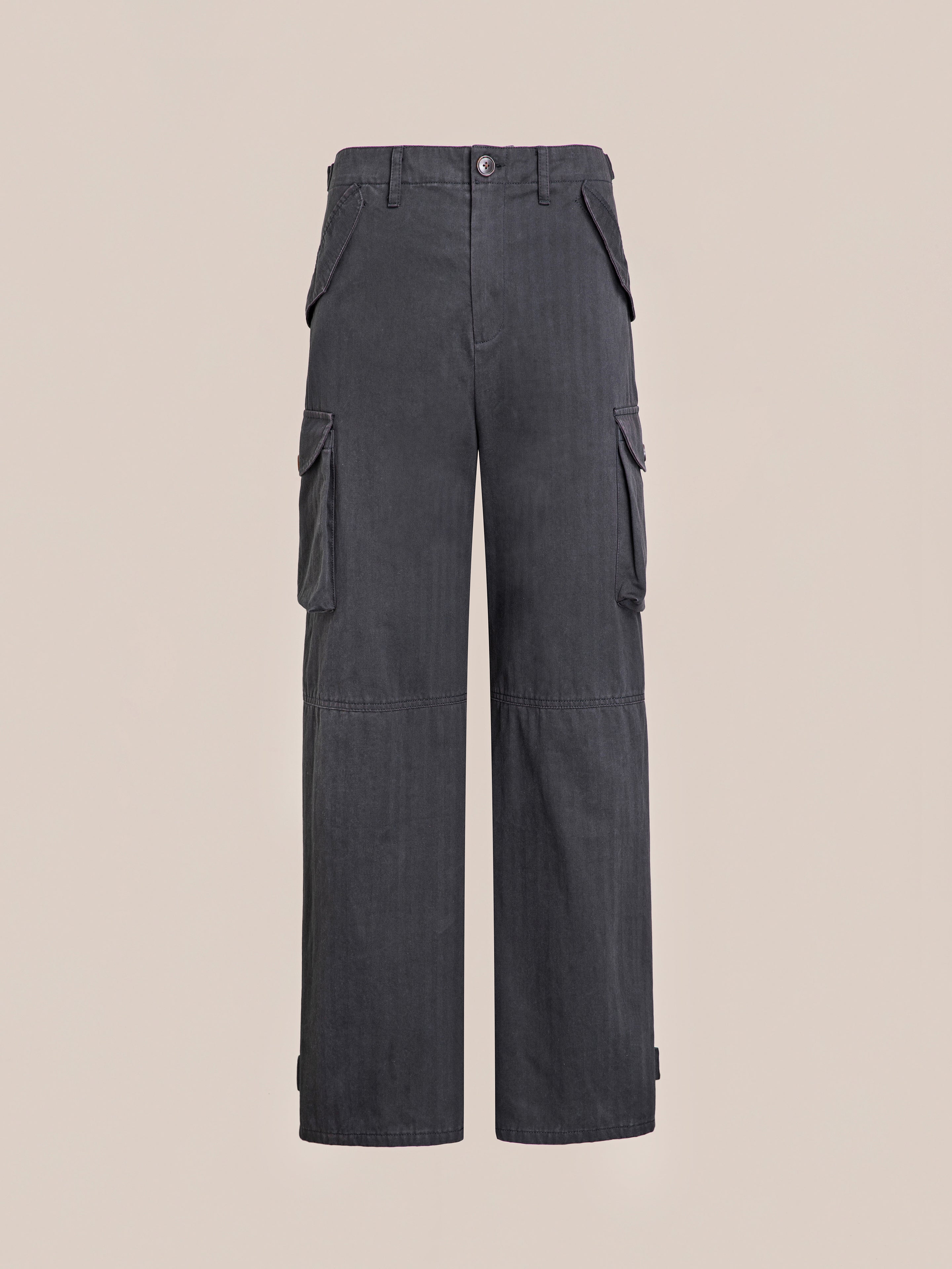 Utility Herringbone Cargo Pants | Modern Menswear by yycbvcnbmmnbm