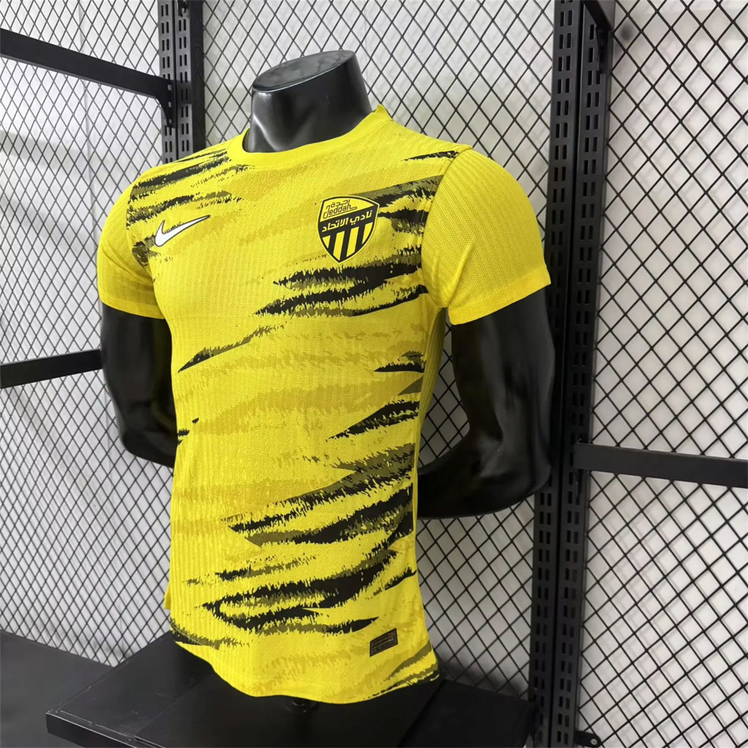 AlphaJersey-Al Ittihad Jeddah United 25-26 Pre-Match Yellow Jersey - Player Version
