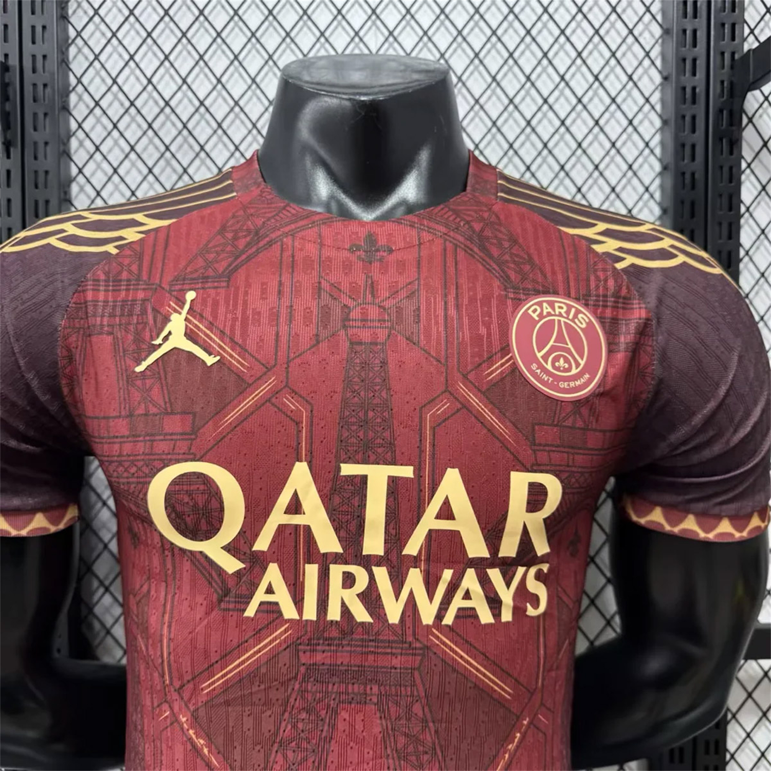AlphaJersey-Paris Saint-Germain PSG 25-26 Red Eiffel Tower Concept Special Jersey - Player Version