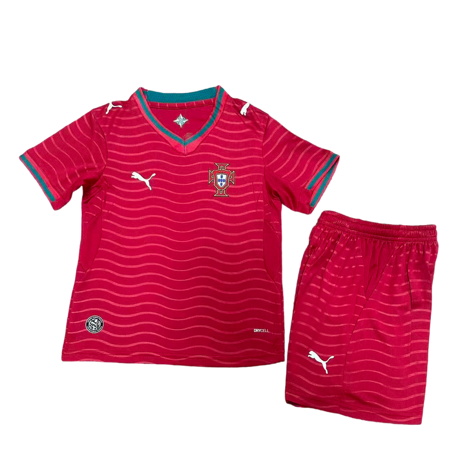AlphaJersey-Portugal 2026 Home Kids Kit