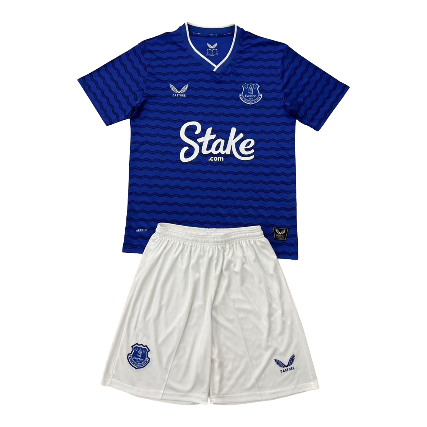 AlphaJersey-Everton 25-26 Home Men's Adult Jersey Set - Fans Version