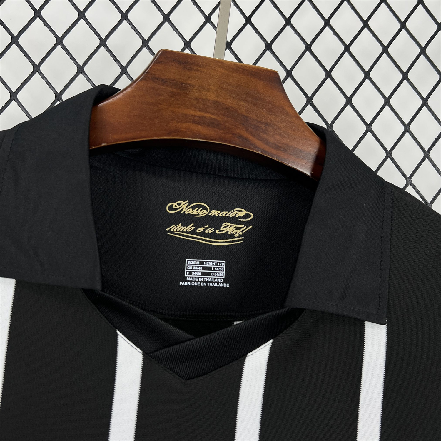 AlphaJersey-Retro Corinthians 2012 Black And White Special Jersey
