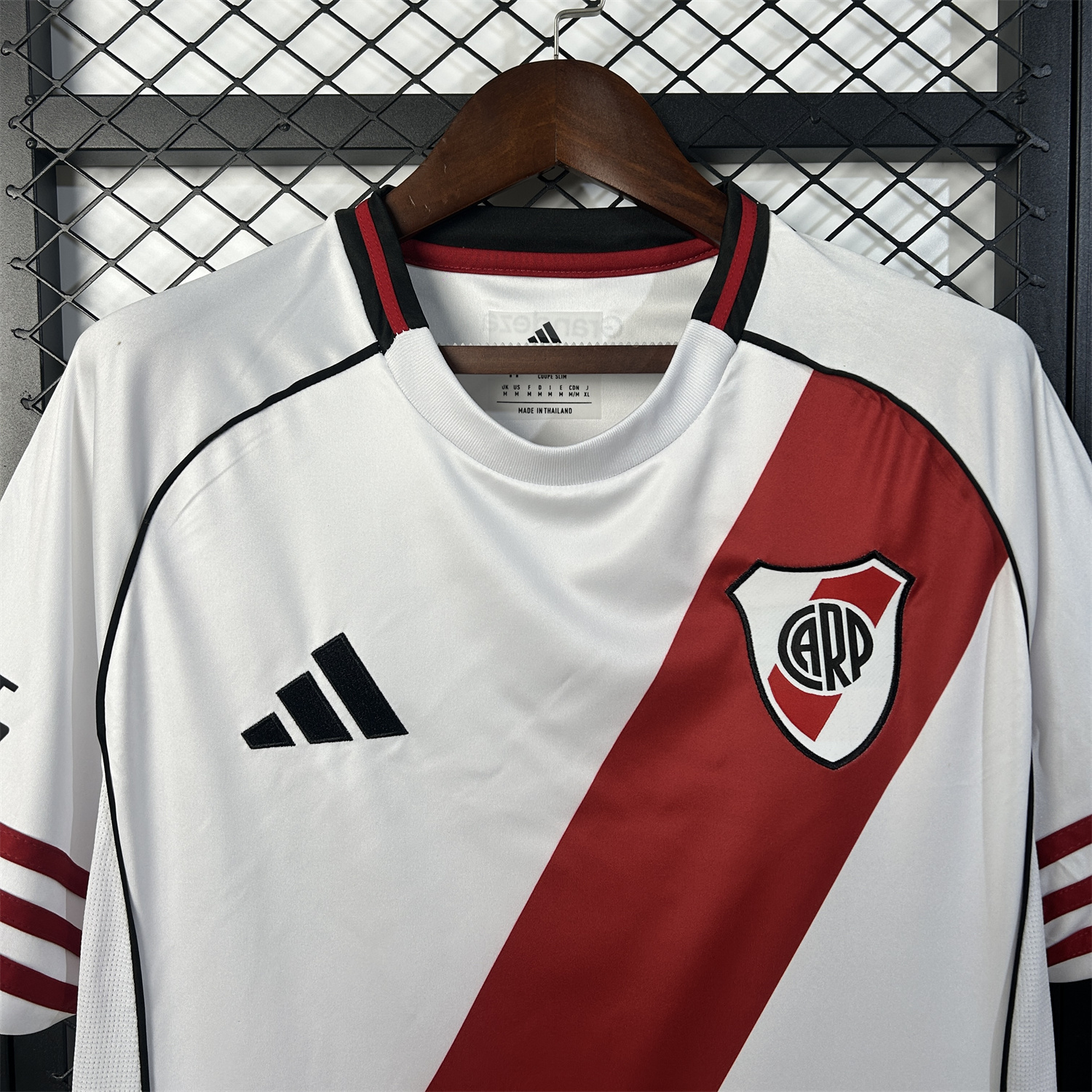 AlphaJersey-River Plate 25-26 Home Unsponsored Jersey - Fans Version
