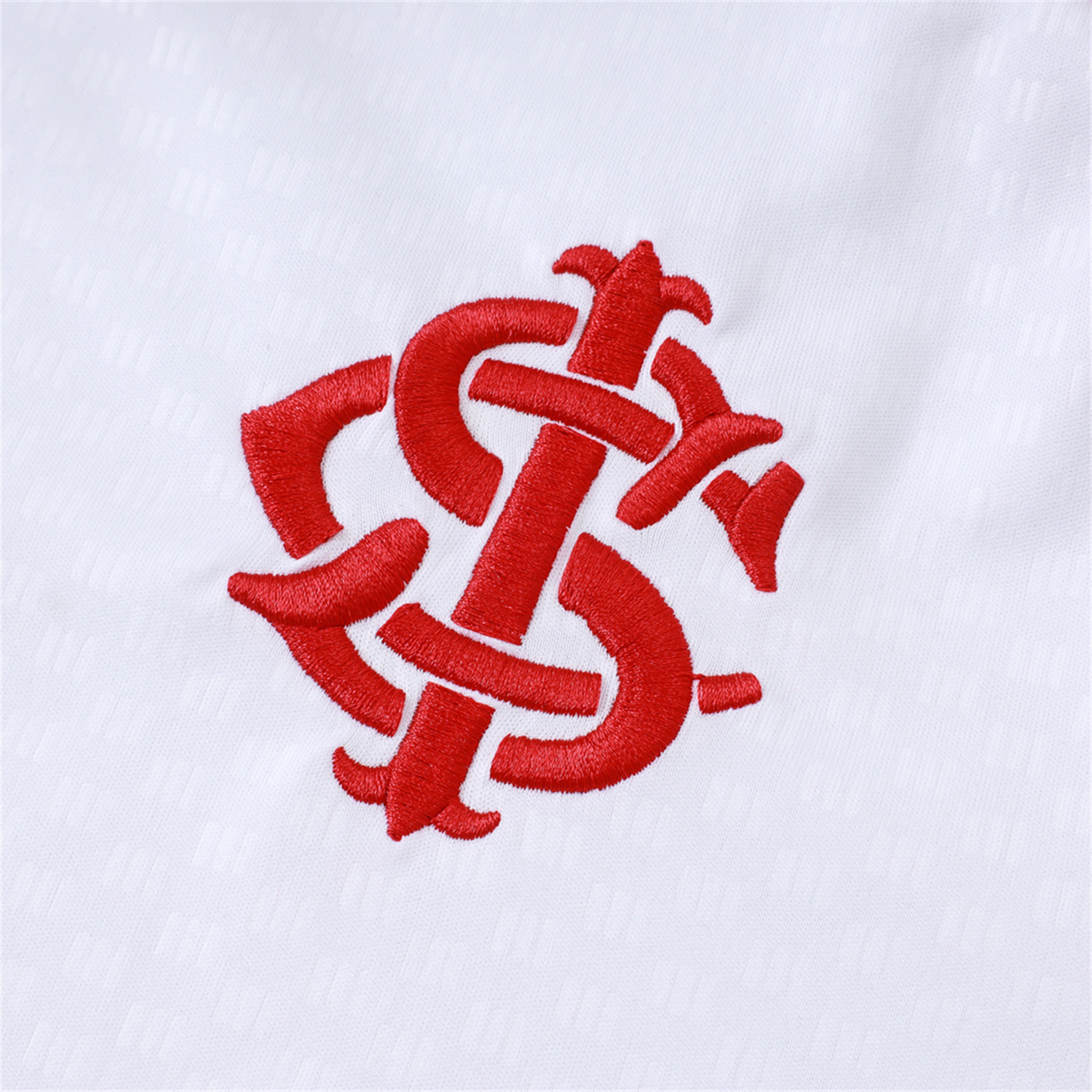 AlphaJersey-SC Internacional 2026 Short-Sleeve Training Set - White Top and Red Shorts