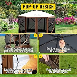 clam quick set pavilion screen tent