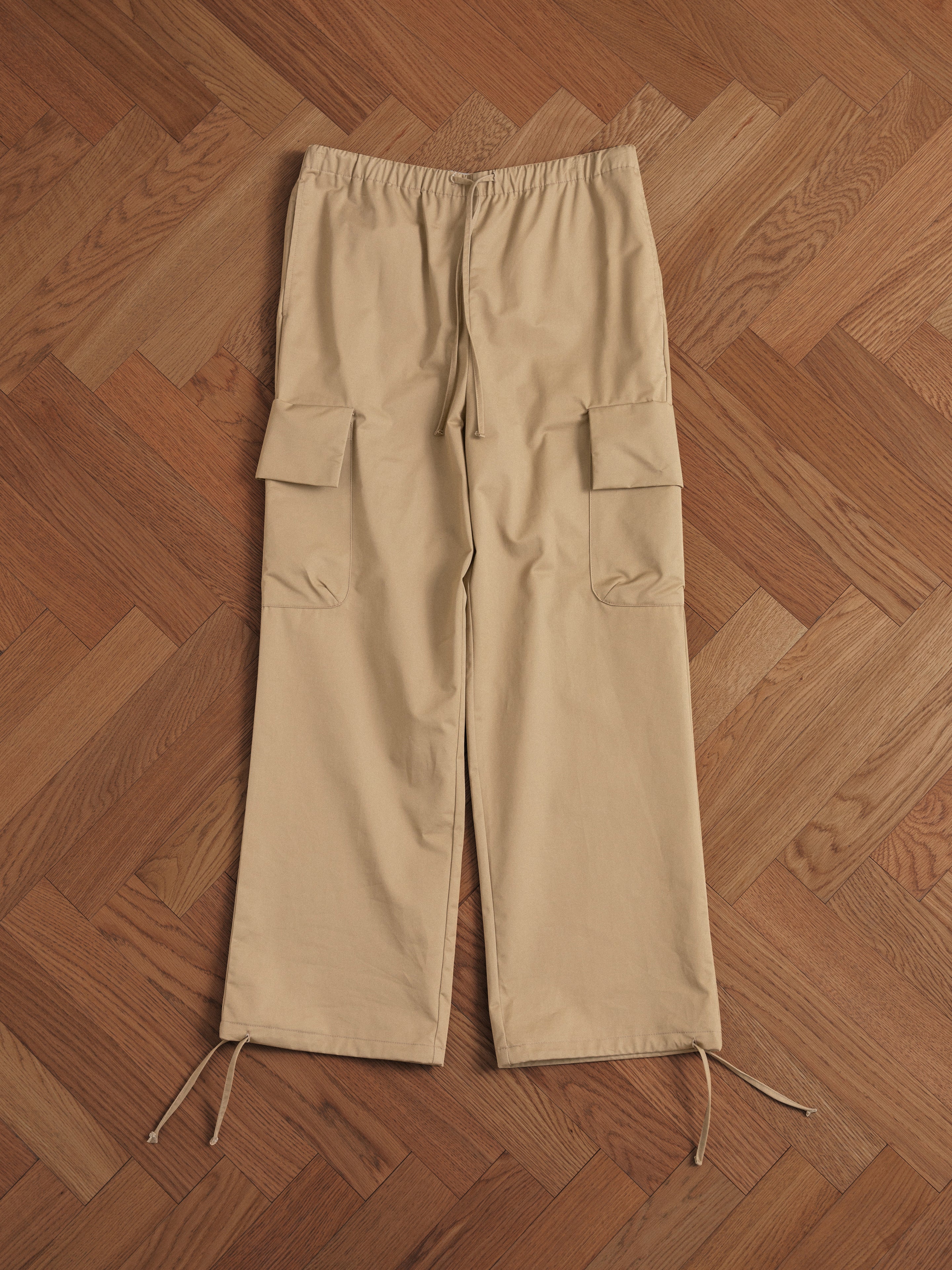 Twill Cargo Drawstring Pants | Modern Menswear by yycbvcnbmmnbm