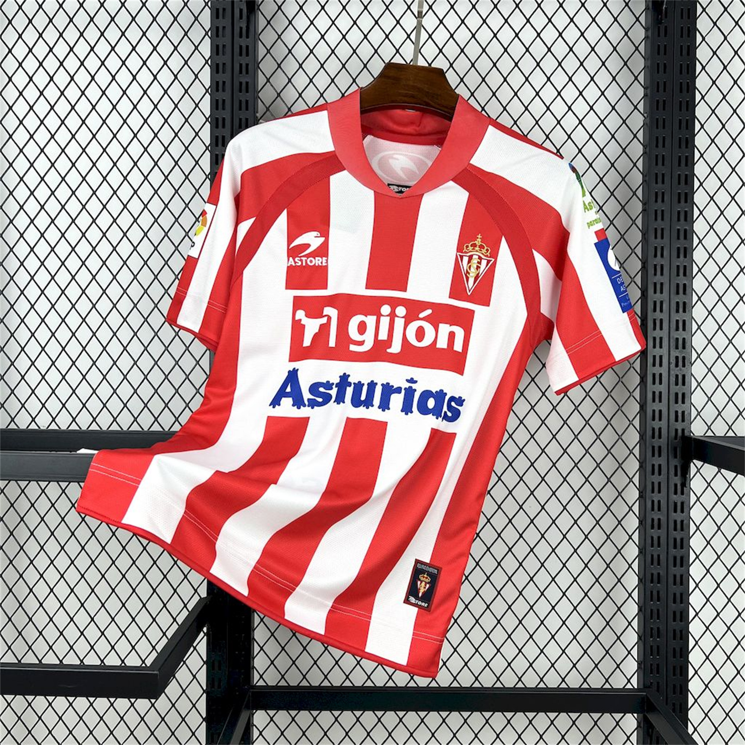 AlphaJersey-Retro Sporting de Gijon 2008-09 Home Jersey