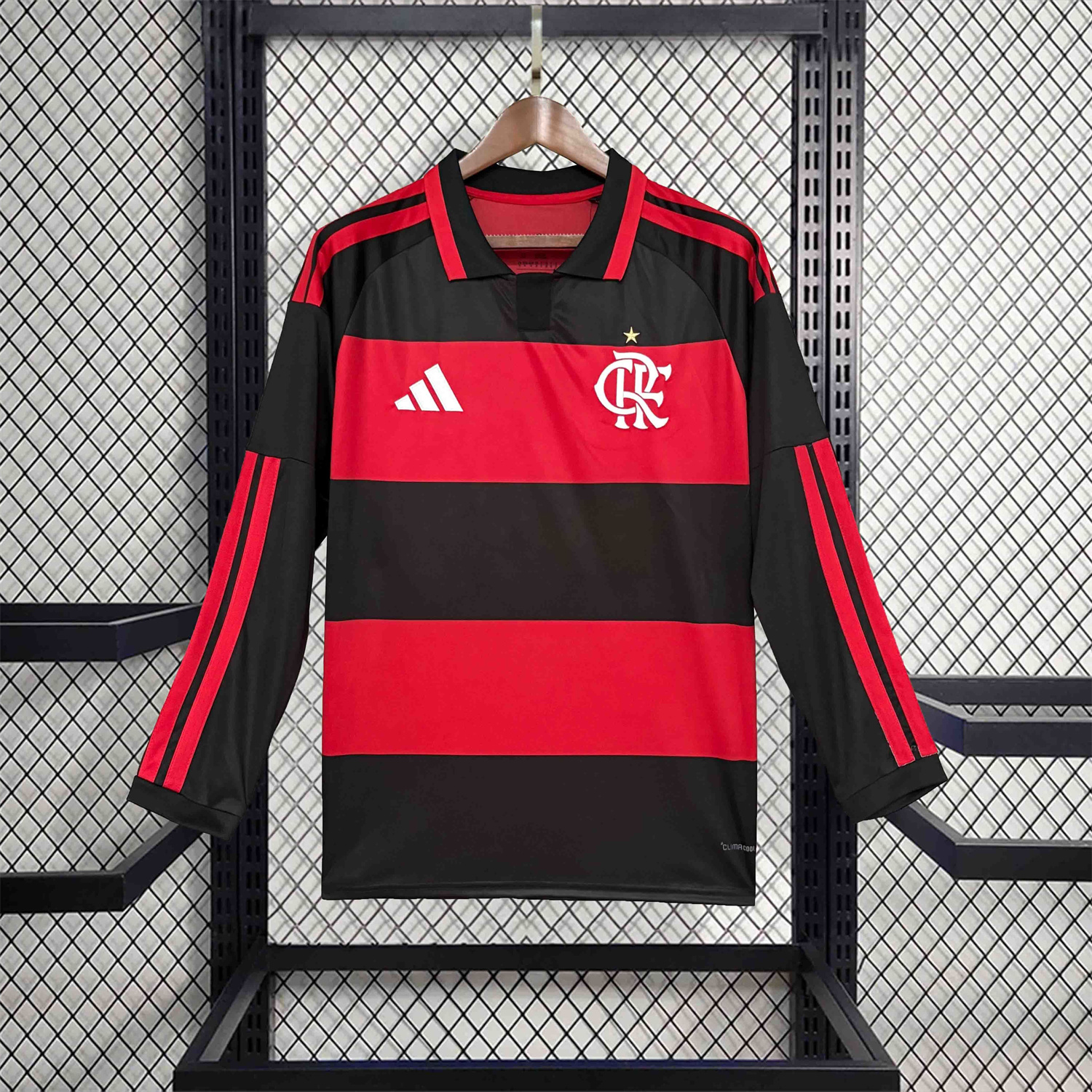 AlphaJersey-Flamengo 26-27 Home Long Sleeves Unsponsored Jersey - Fans Version